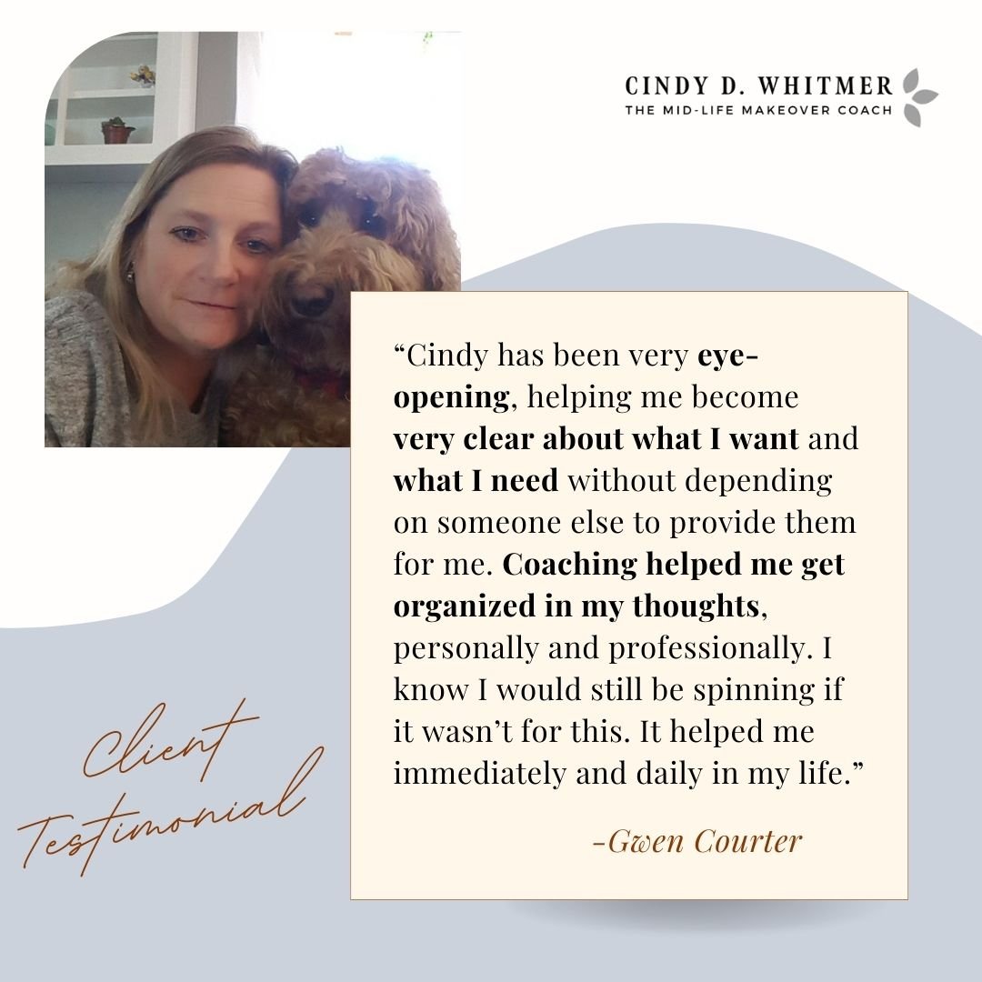 Are you clear about what you want and what you need in your life?

#midlifemakeover #midlifecoach #testimonial #getclear #organizethoughts #personalgrowth #growthmindset #empowerwomen #personaldevelopment