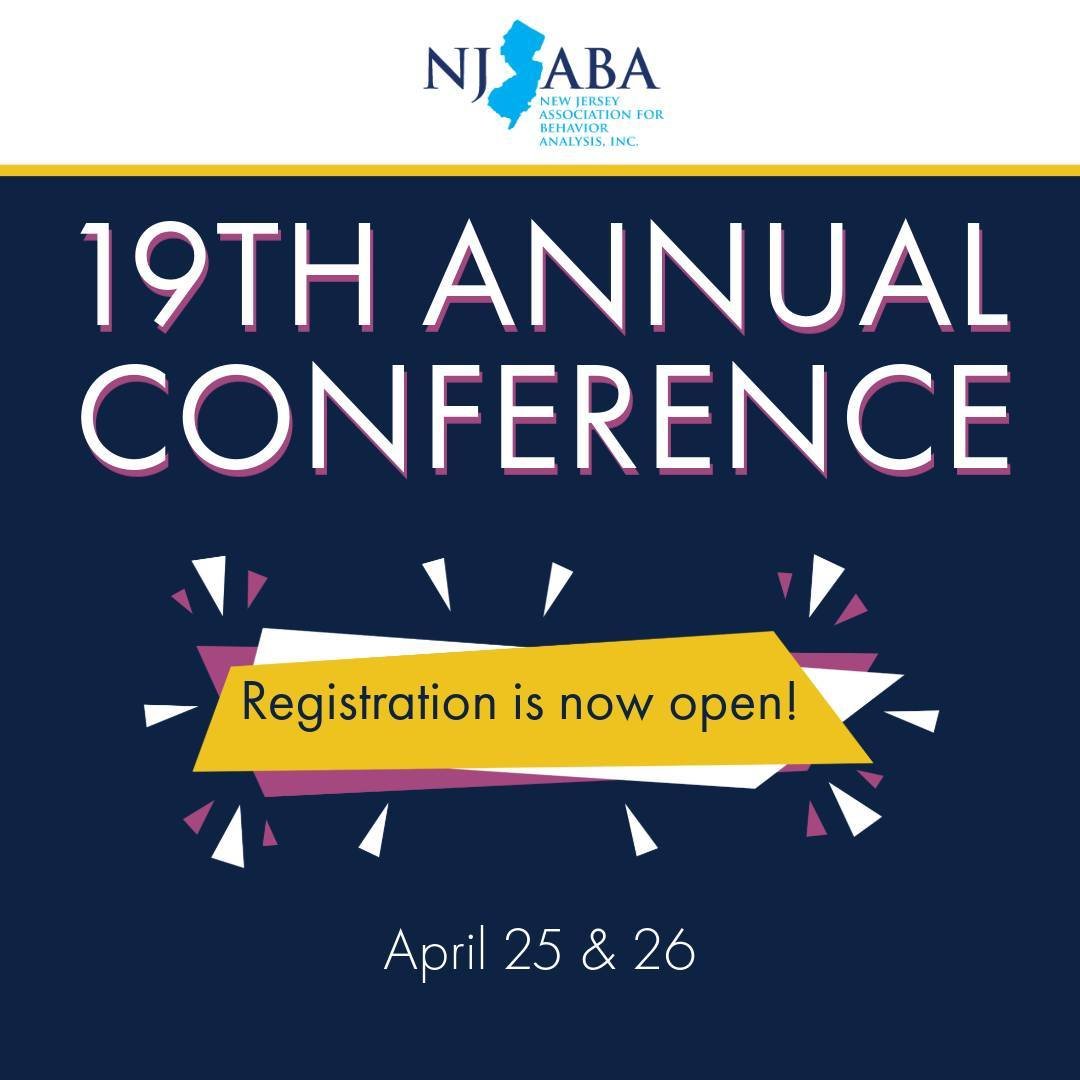 Save the dates: April 25 &amp; 26! 🗓 There's an exciting learning opportunity for our community&mdash;NJABA is hosting its annual conference in a hybrid format again this year! The main event will be held on April 26 at The Palace at Somerset Park, 