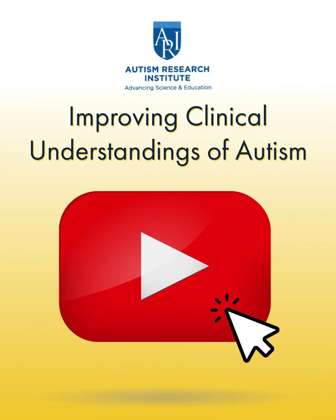 If you&rsquo;re interested in autism research and clinical practice, this is worth a watch!

🧠 The Autism Research Institute hosted a webinar with Dr. James McPartland of the Yale Child Study Center, exploring how neuroscience can enhance clinical u