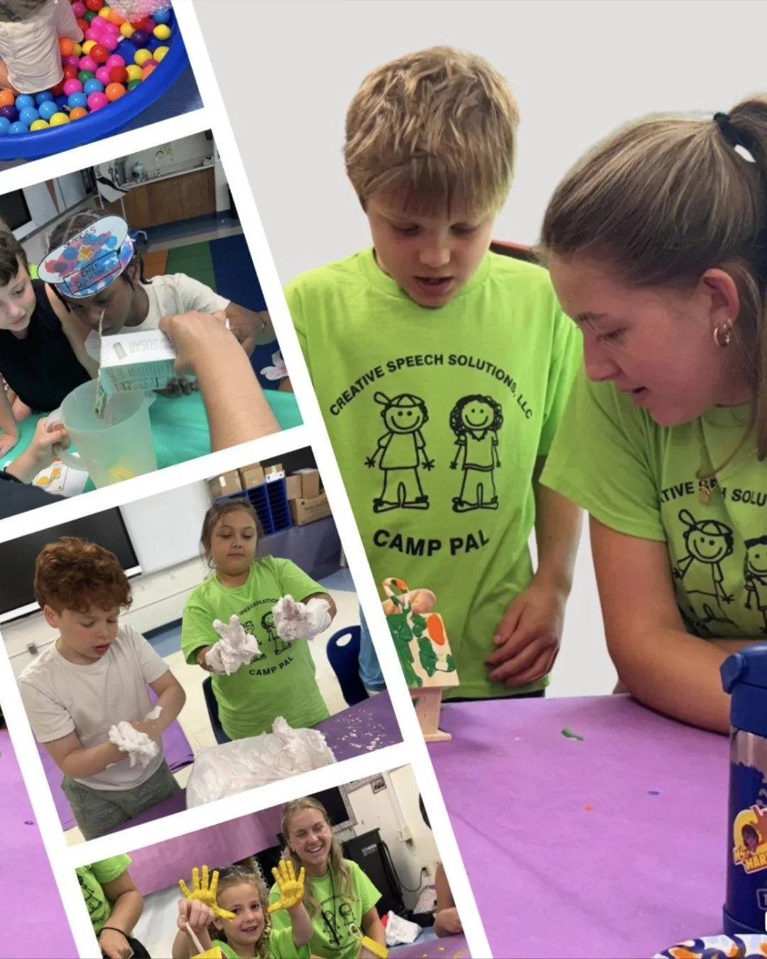 📣 Mark your calendars! Camp PAL is back this summer, and registration opens March 2!

Hosted by Creative Speech Solutions, Camp PAL (Play And Learn) blends play-based summer fun with therapeutic support in an engaging setting for kiddos. With themed