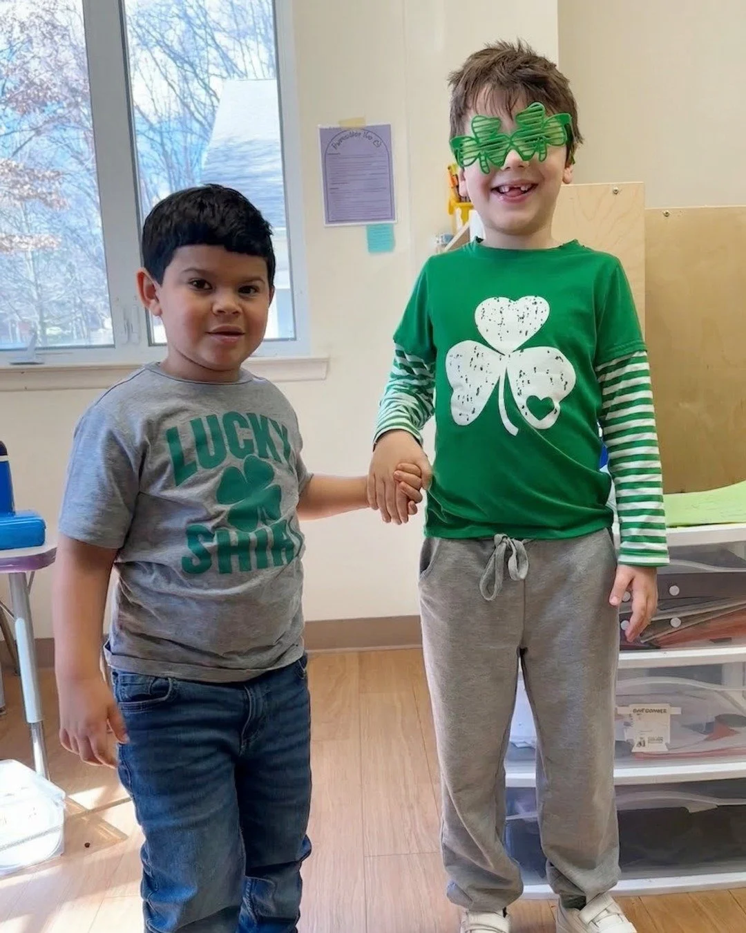 Our kiddos sham-rocked our St. Patrick&rsquo;s Day celebration! ☘️ Their festive green outfits added a little extra color to our rainbow, and we&rsquo;re still smiling about how lucky we are. 🌈 

*Please note per the BACB&rsquo;s Ethical Code, conse