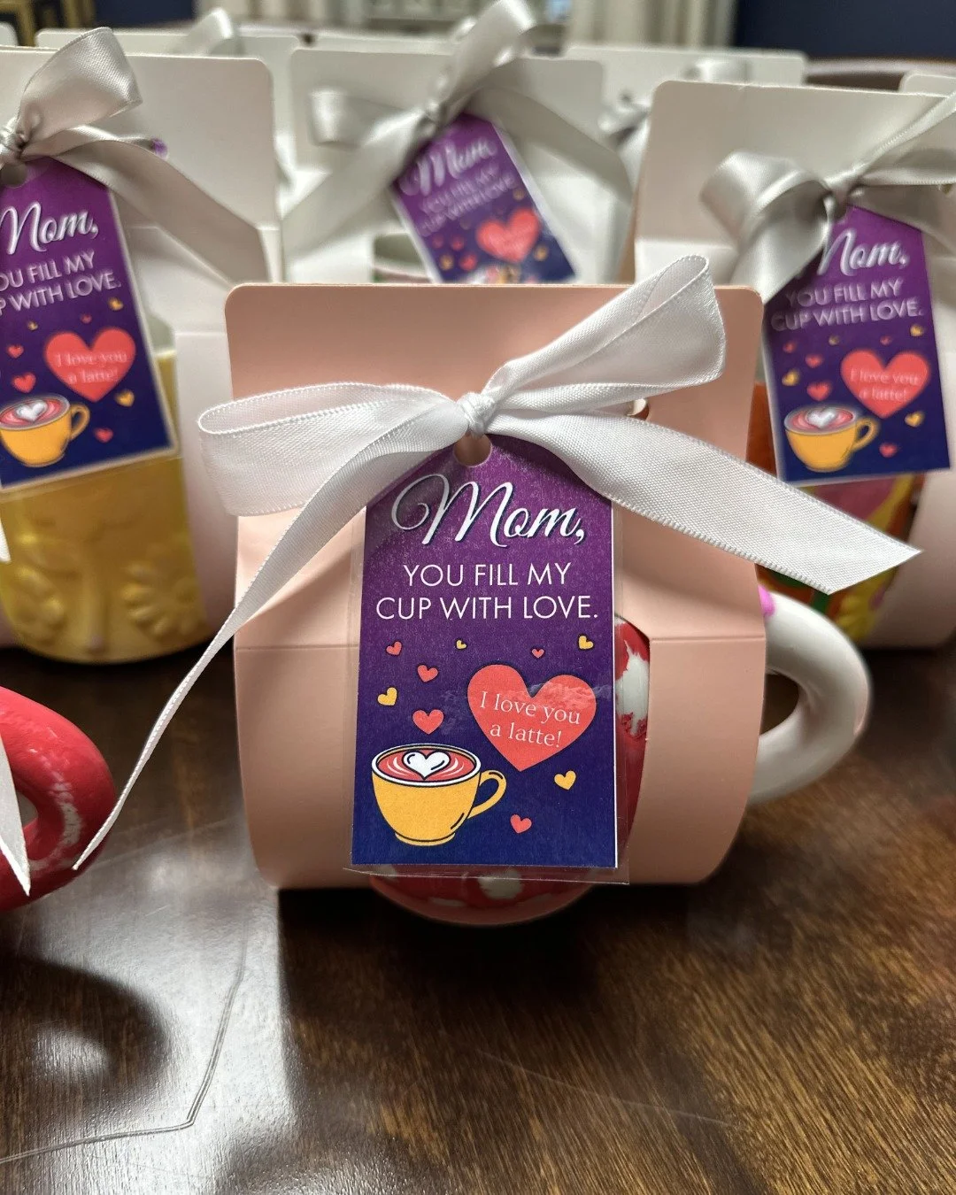 Happy Mother&rsquo;s Day! 💐💛 Our learners got creative with a special mug decorating craft to show their moms that they *love them a latte,* and we hope that love is filling everyone&rsquo;s cup today and every day!
