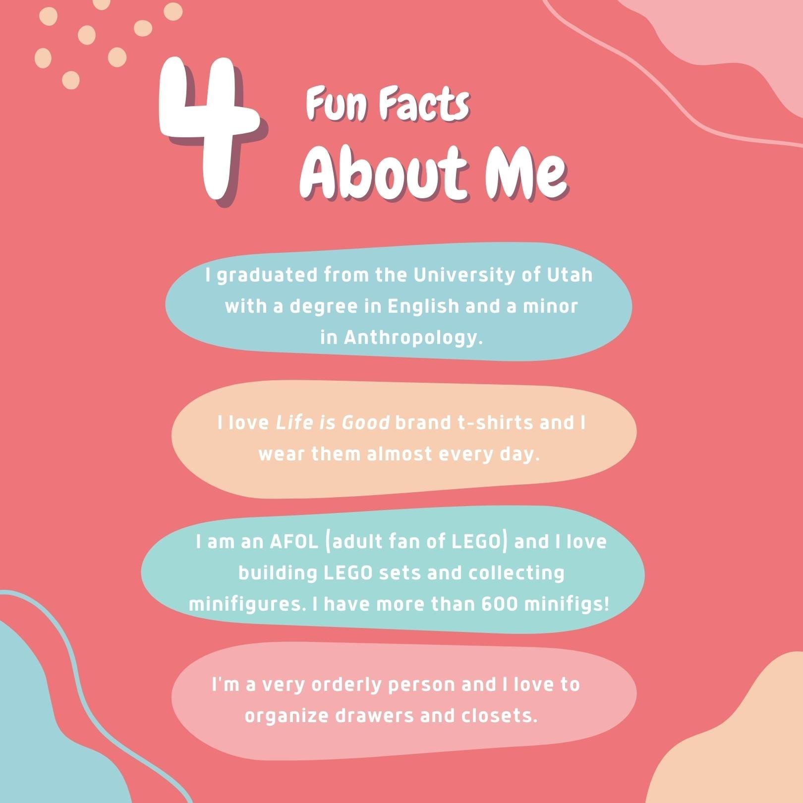12 fun facts about me — Katie the Creative Lady | Create, Capture, Celebrate