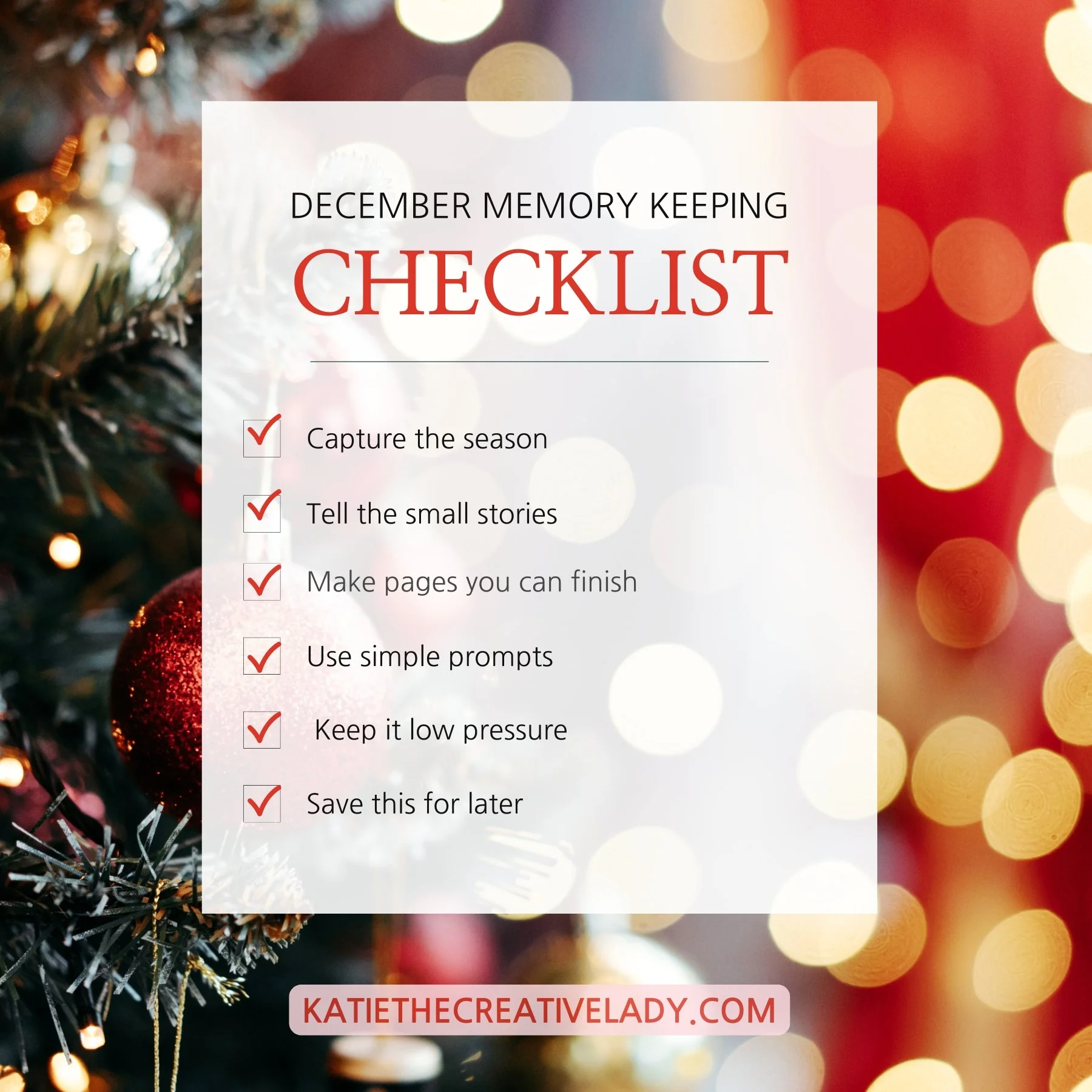 My Best December and Christmas Posts, Photos, Pages, and Ideas