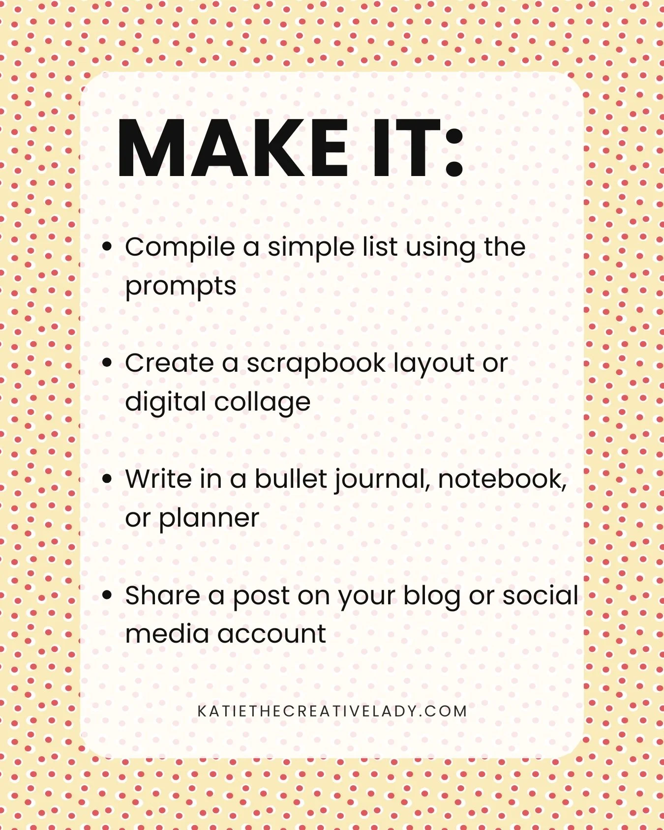 February roundup ideas for creating a scrapbook page, journal entry, or digital collage