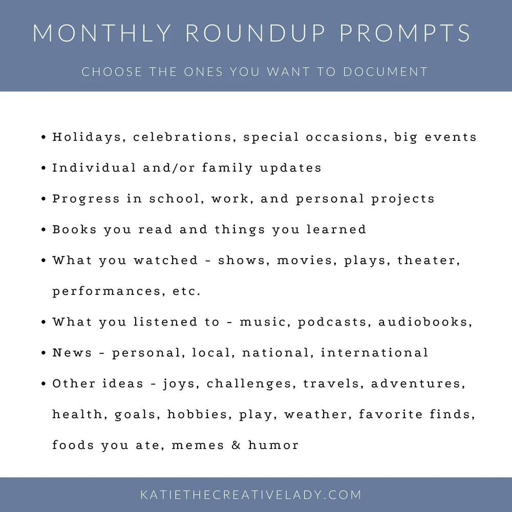 Post Round Up Monthly roundup post and a video tutorial of how to do a roundup ...
