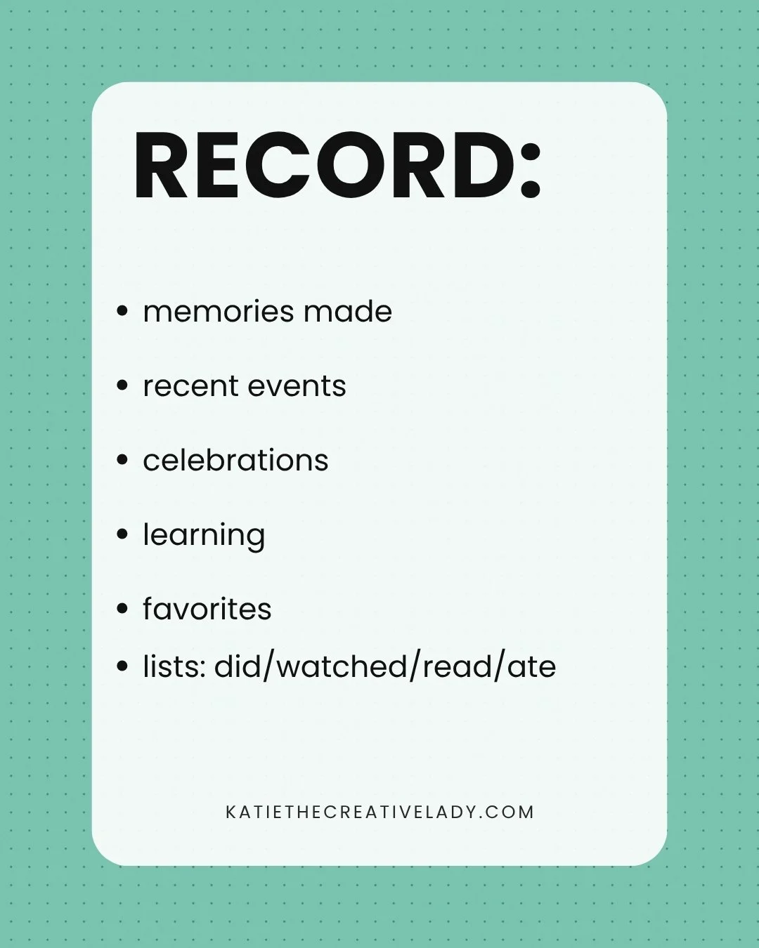 august memory roundup recording checklist with prompts for memories, recent events, celebrations, learning, favorites, and lists of things done, watched, read, and eaten.