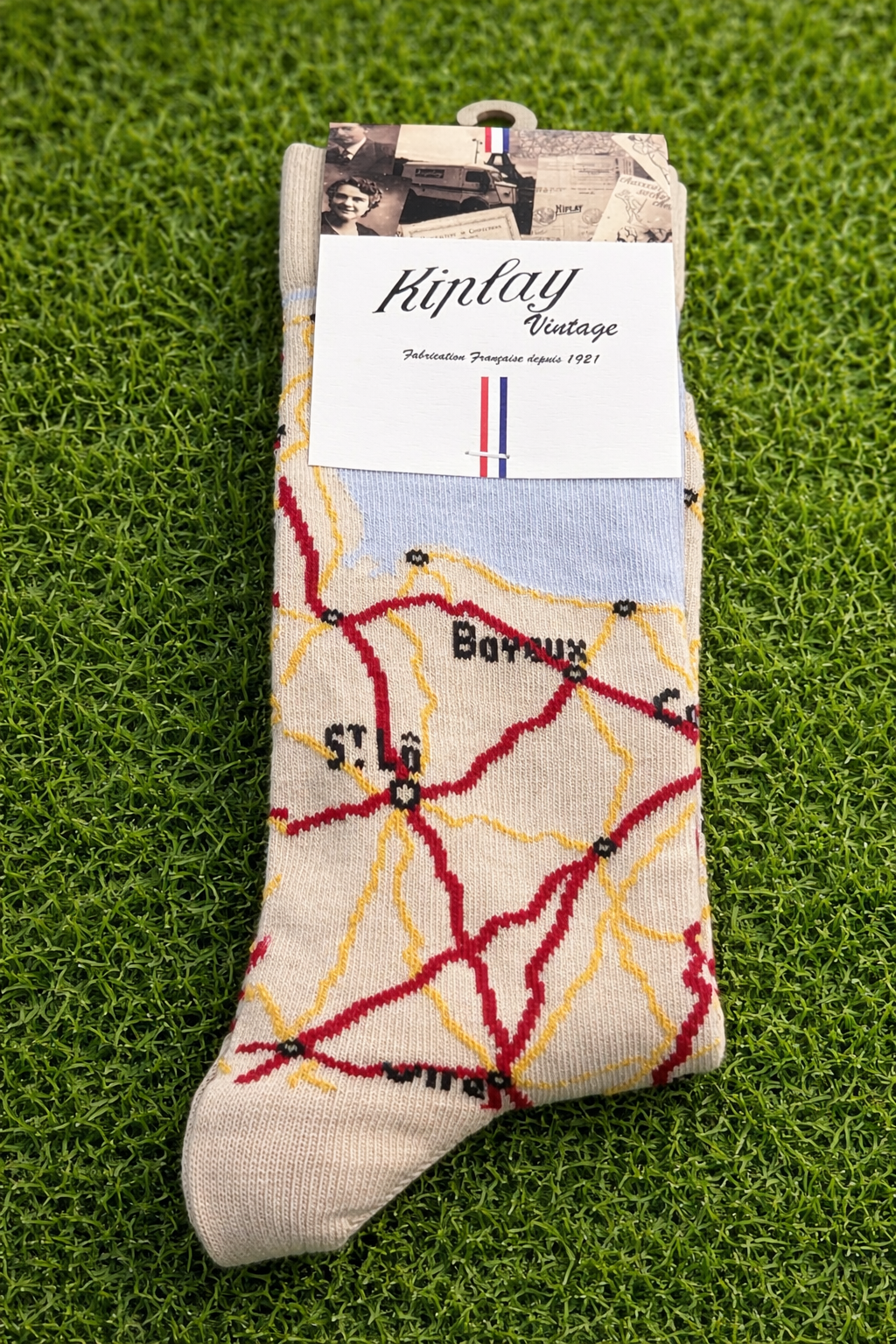 Chaussettes carte normandie KIPLAY