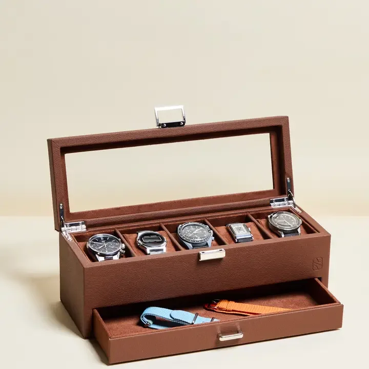 Boîte à Montres Paul 5 avec Tiroir