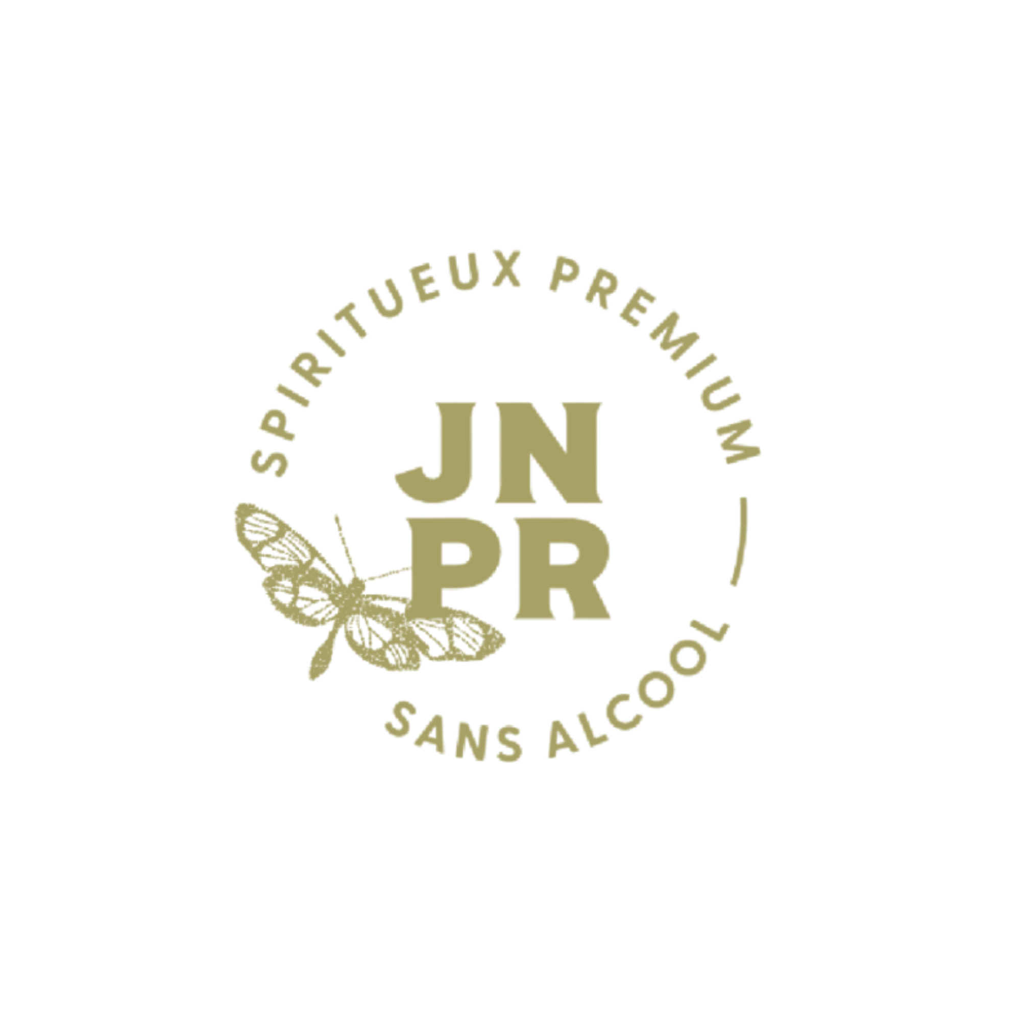 Logo de spiritueux sans alcool de la marque JNPR.