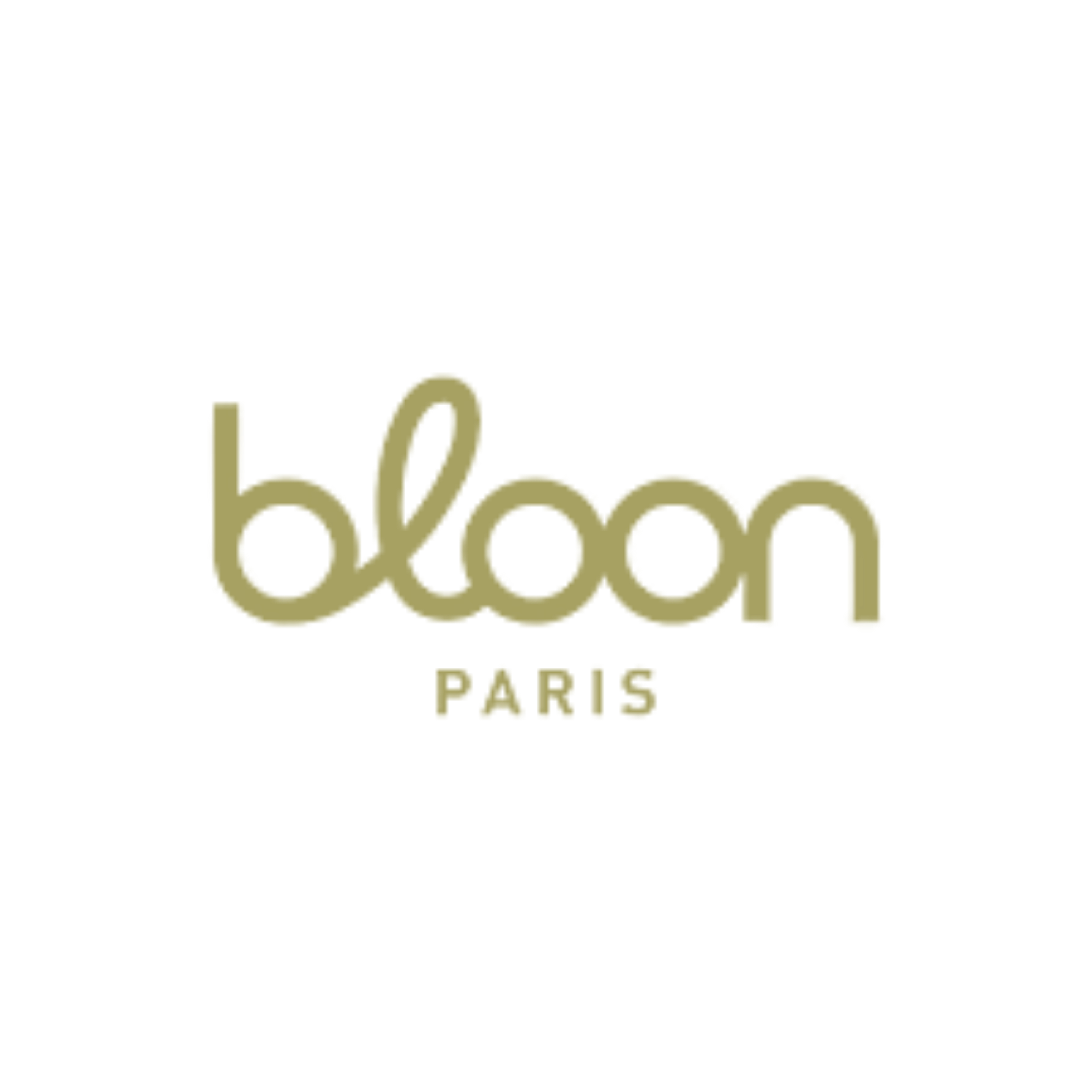 Le logo de la marque 'Bloon' inscrit au-dessus de la mention 'Parris' sur un fond blanc.