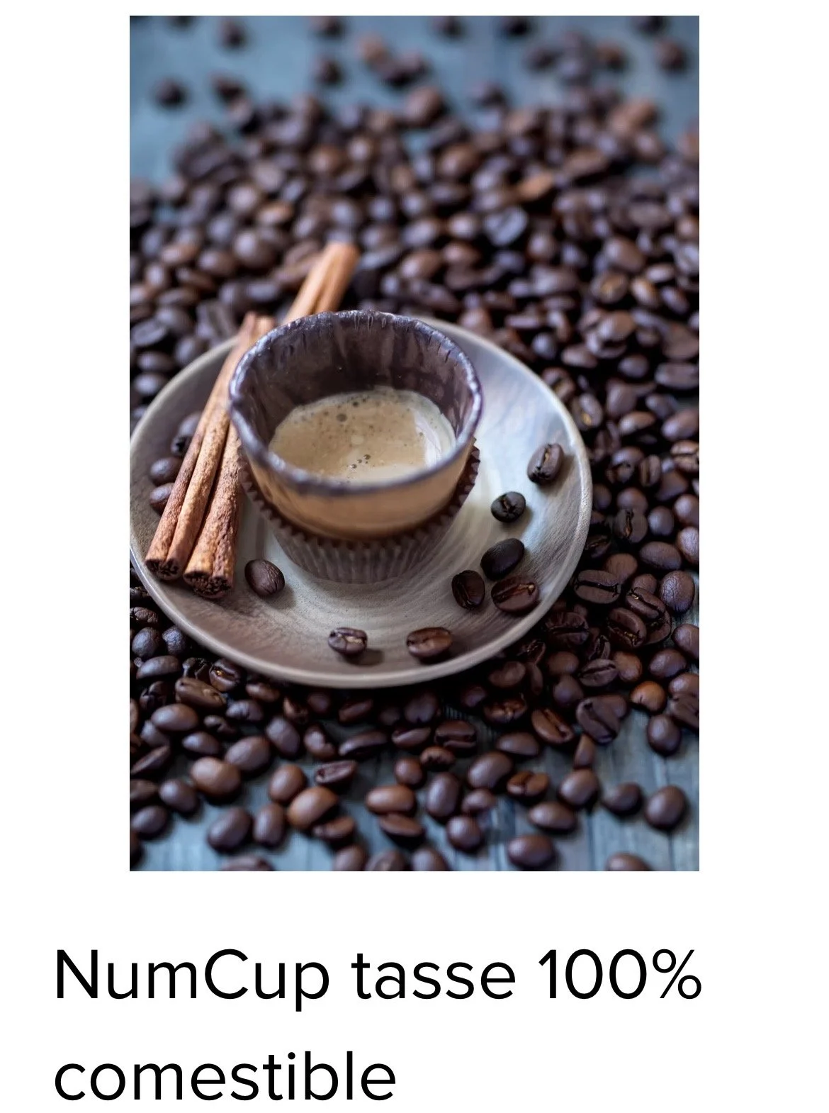  NumCup Tasses gourmandes à croquer