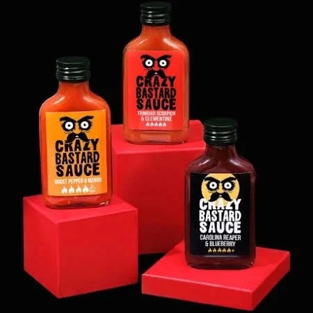 COFFRET SAUCE PIQUANTE CRAZY BASTARD TRES PIQUANTE
