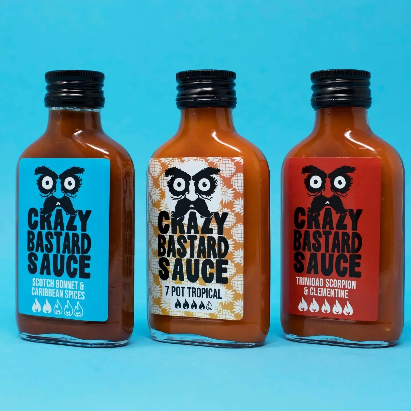 COFFRET SAUCE PIQUANTE CRAZY BASTARD BOITE CARAIBES