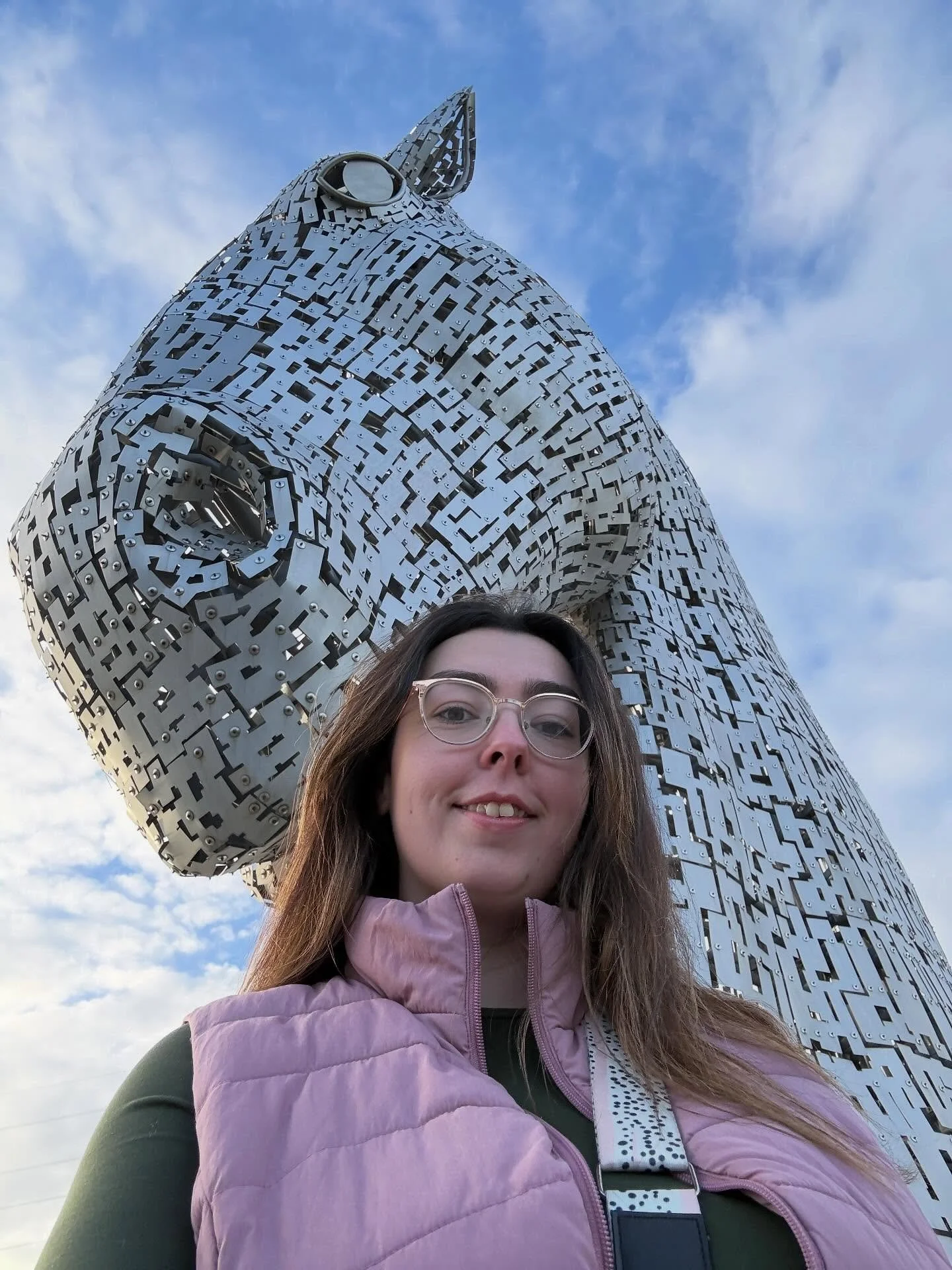 week 46 of 2025 
 
1. Holiday ready! 
2. I have no words&hellip;
3. Lemon blueberry cake 🤌🏻
4. Faye climbed on top of me and just flopped down demanding fuss 
5. ☺️
6. The best of friends 
7. First time at the kelpies 
8. Couldn&rsquo;t believe how