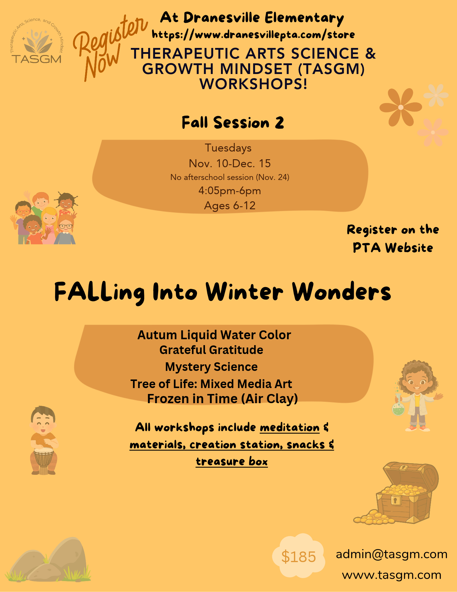 TASGM Fall Session 2 Registration Open