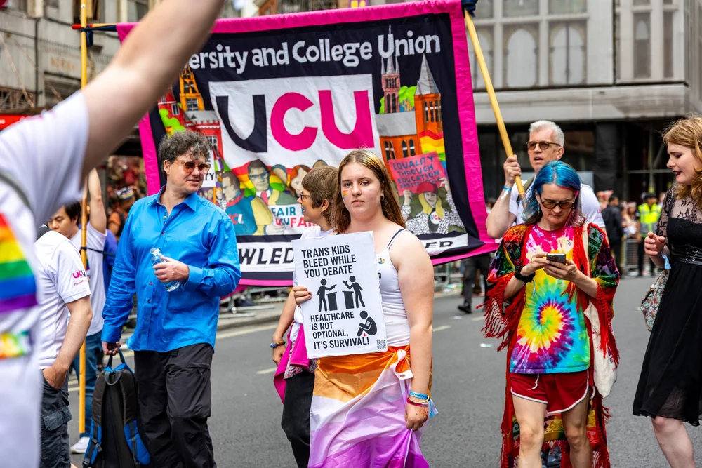  University and College Union at Pride in London 2025. (Marina Black Media) 