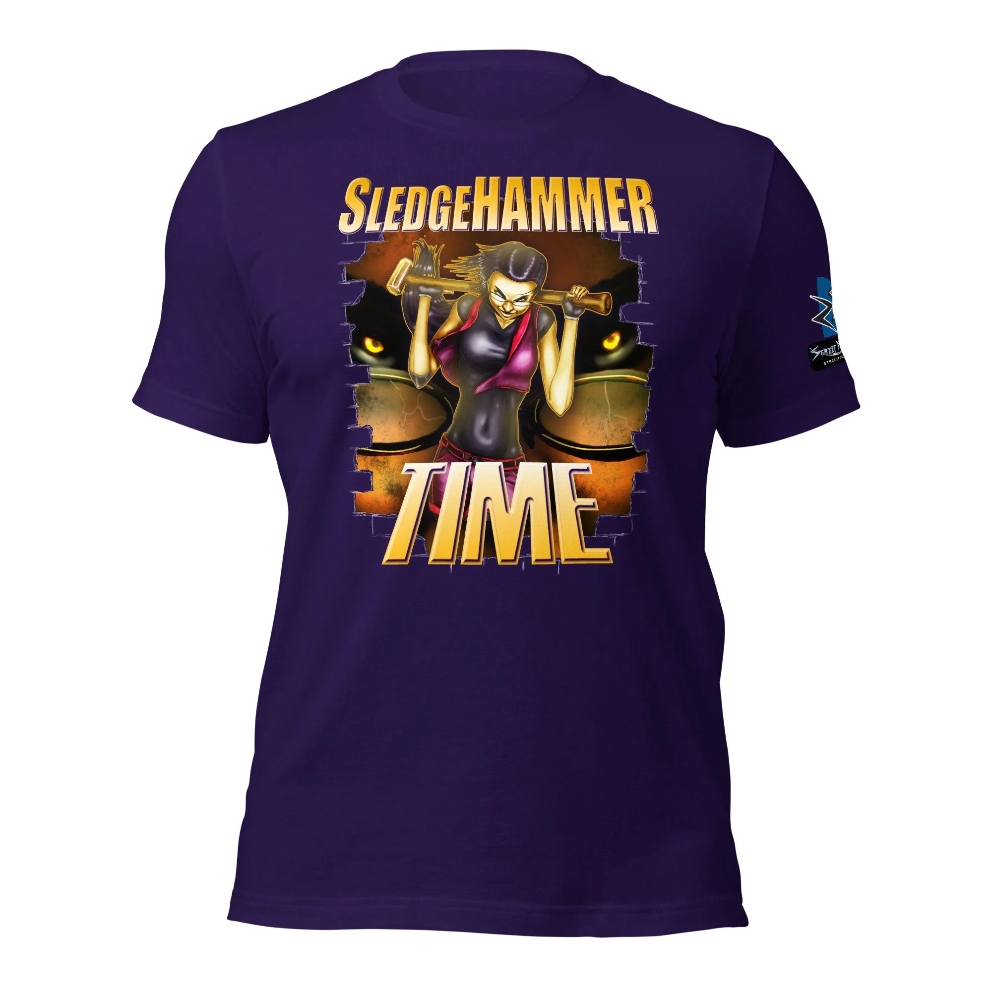 SledgeHAMMER TIME T-Shirt - Street Pedal Black