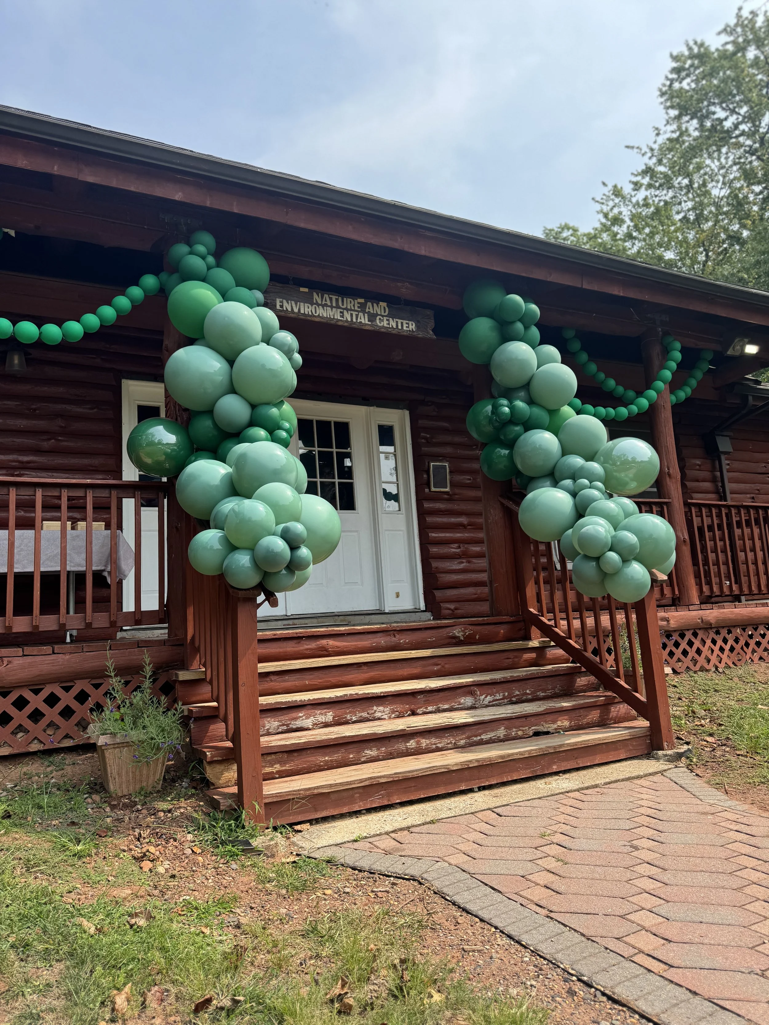 GREEN OUTDOOR  BALLOONS