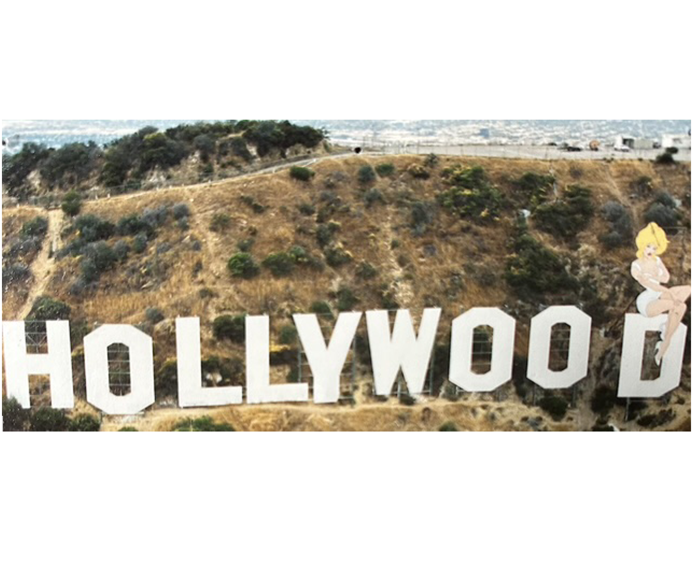 From Orbits Over Los Angeles: What Collins and Hartigan saw flying over the Hollywood sign.