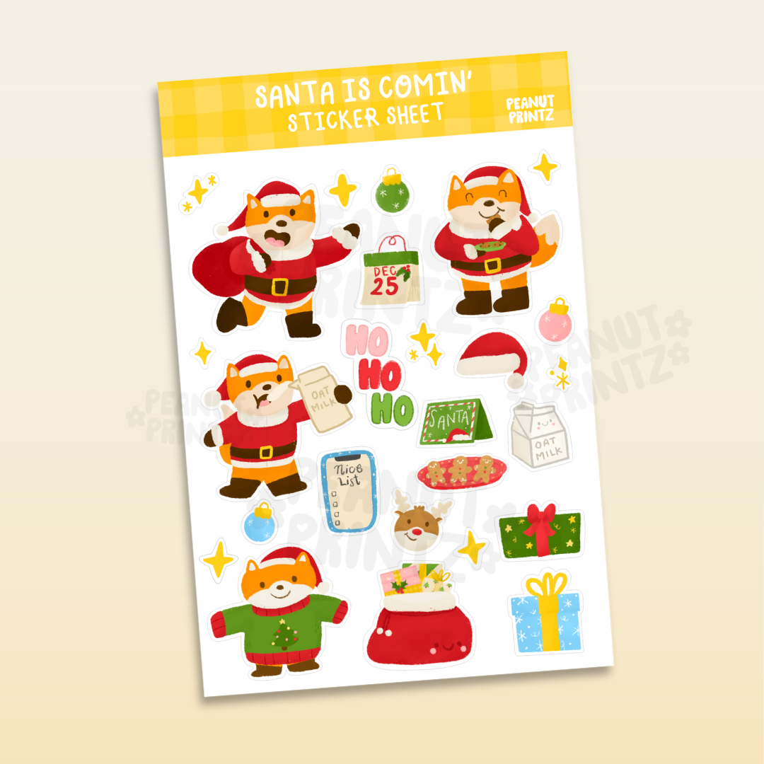 Santa is Comin' Sticker Sheet.png