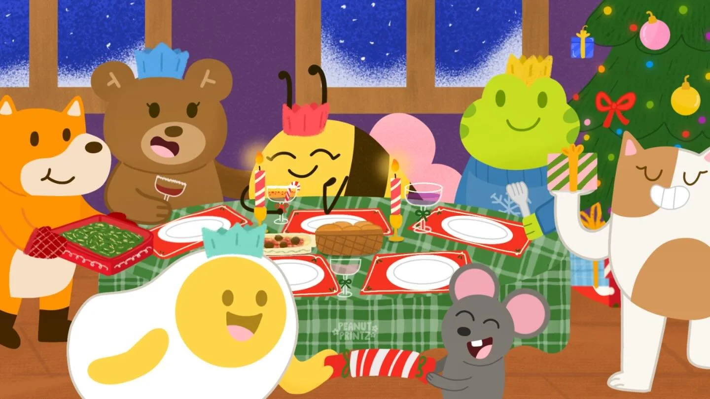 It&rsquo;s the holiday season ❤️

Not to toot my own horn but, I love this illustration I made. 😂 it feels cozy and I love seeing the crew have their holiday party together. They had quite the year together. Can&rsquo;t wait to see what else they&rs