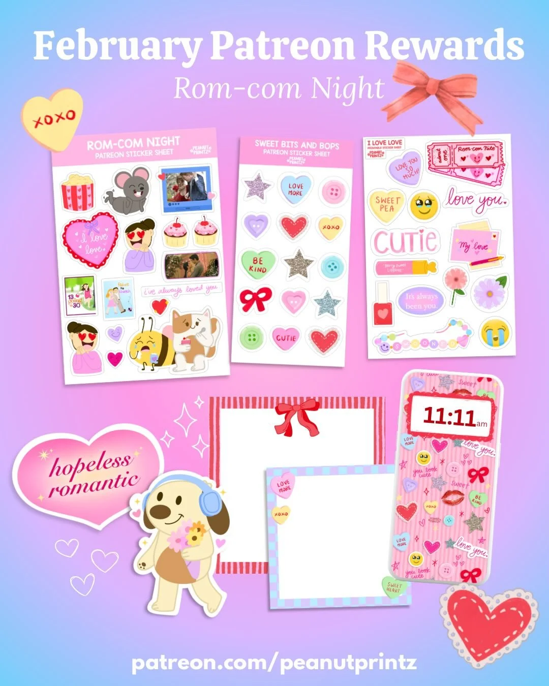This month&rsquo;s voted theme was&hellip;Rom-Com Night! 💖

If you didn&rsquo;t know, I love a good sweet romance. Movies, shows, books&hellip; I love to consume love. 😂 I love to be swooned, love a good yearn, love a good cry because of something 
