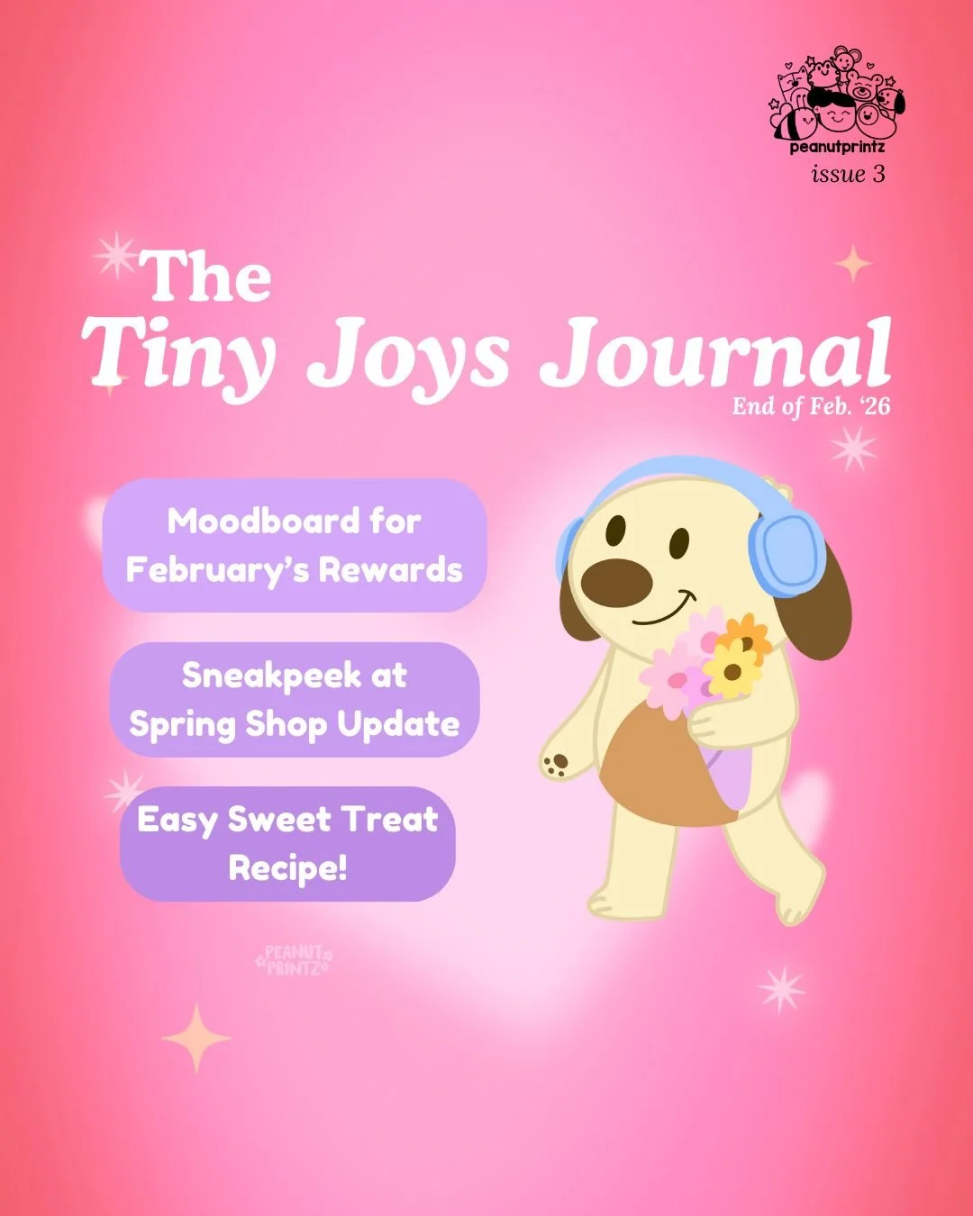 February&rsquo;s Tiny Joys Journal is up!

You can read the full thing on my patreon 🥰 I have a sweet treat recipe and a little sneak-peek at the next shop update! 

I always have so much fun making these. I hope you guys have fun looking through th