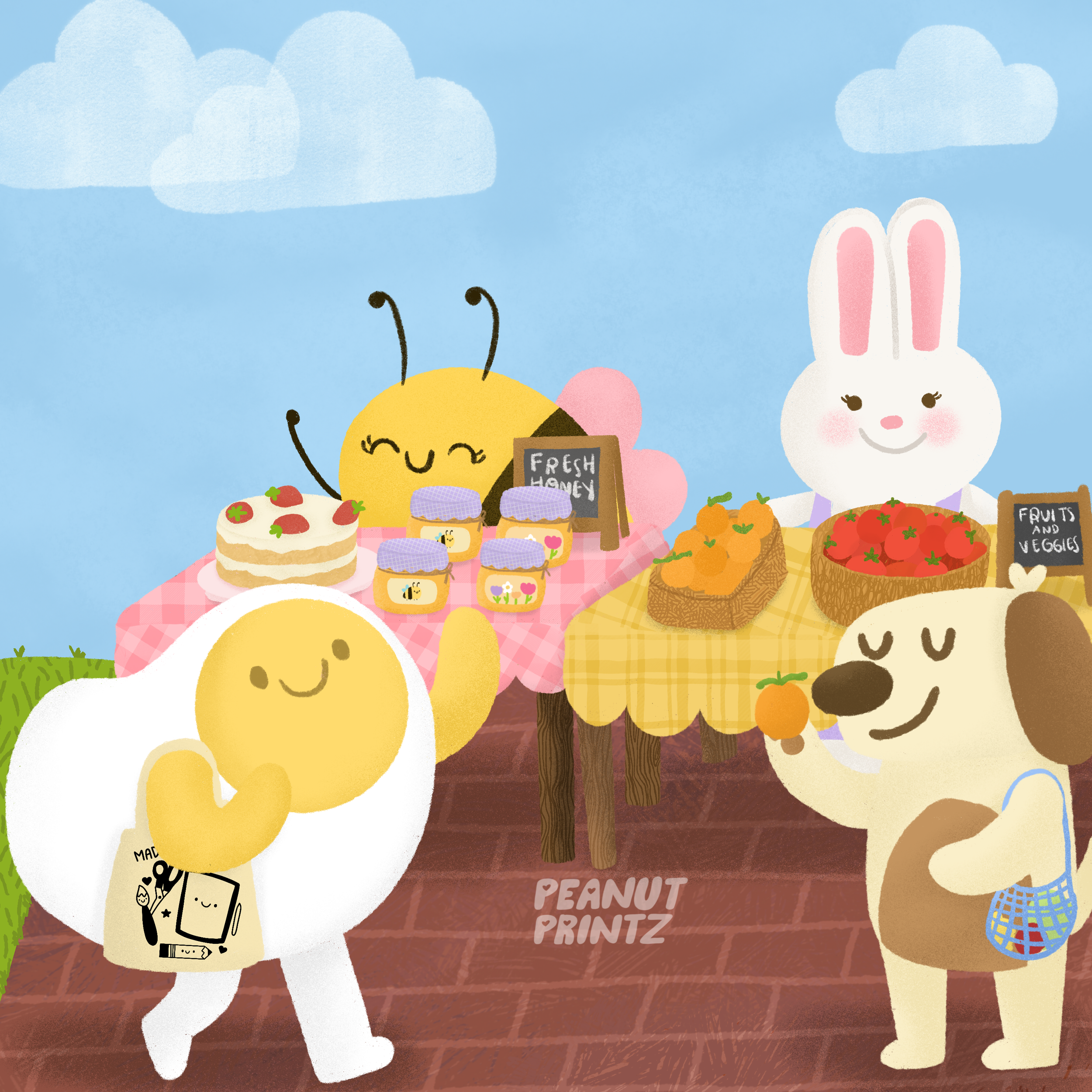 A day at the Farmer's Market 🍊