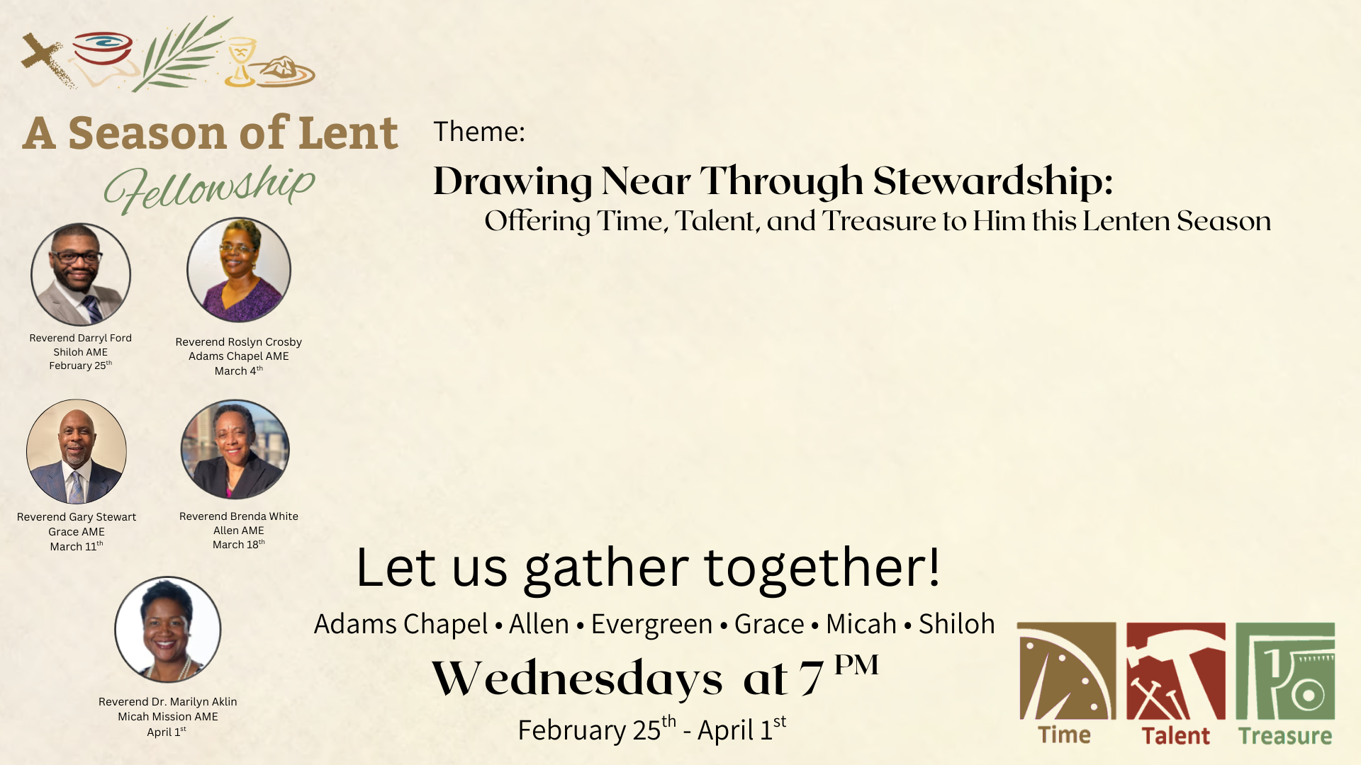 🌿Lenten Season Fellowship🌿