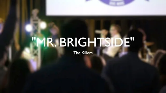 "Mr. Brightside" performed by DANNY RAY and the ACOUSTIC PRODUCTION