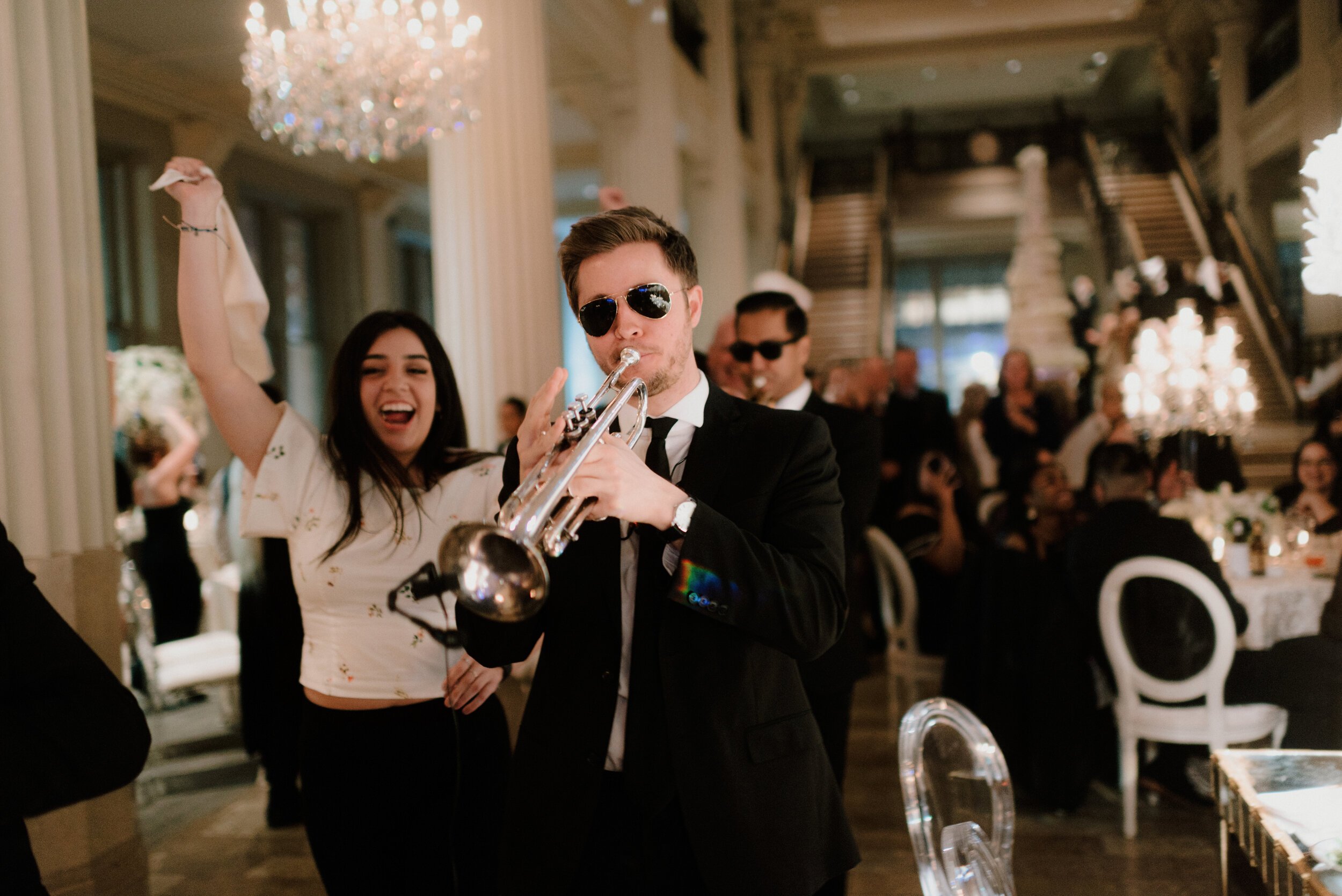  Kelby leading a second line around The Corinthian  Photo by Joseph West Photography 