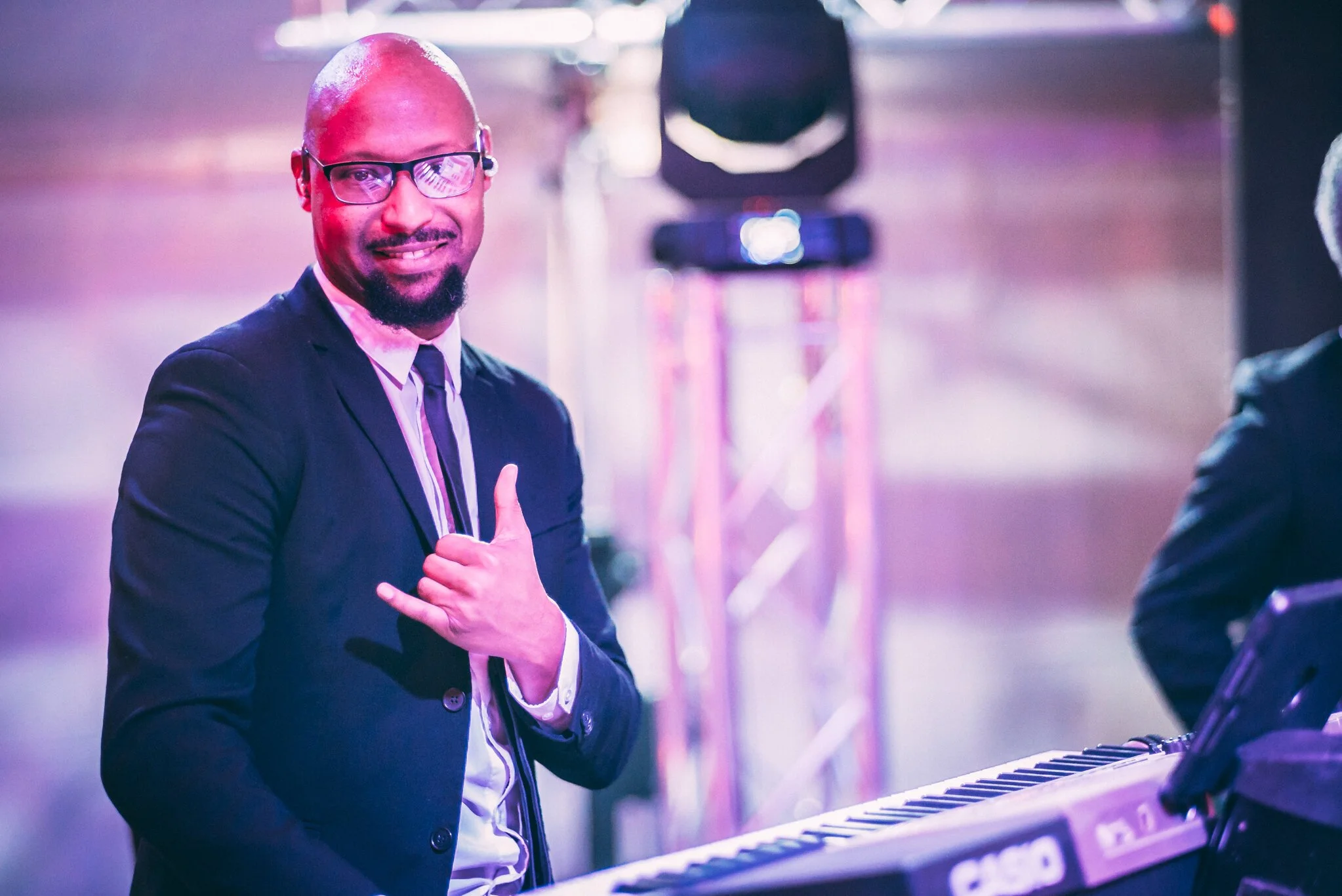  Quincy on the stage at Grace Gardens El Paso  Photo by Timewave Productions 