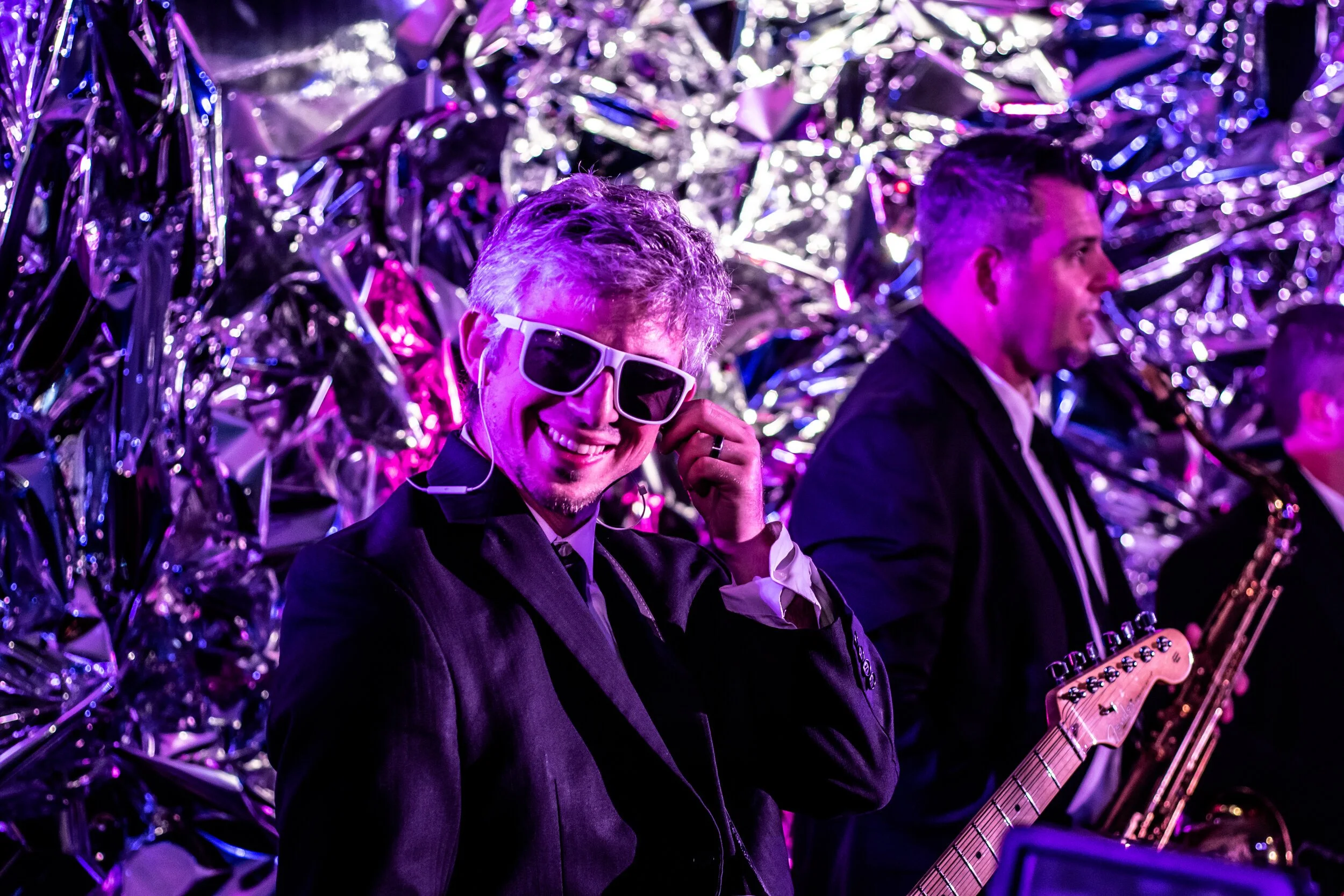  Josh is laughing at something at Space Center Houston!  Photo by @gkfold 