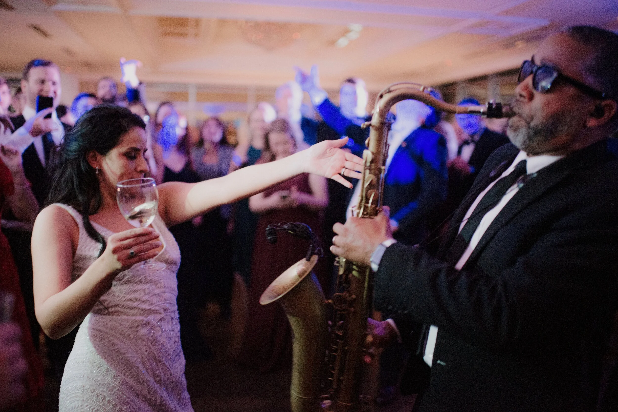  Damon and the bride having a blast at Petroleum Club Houston  Photo by Joseph West Photography 