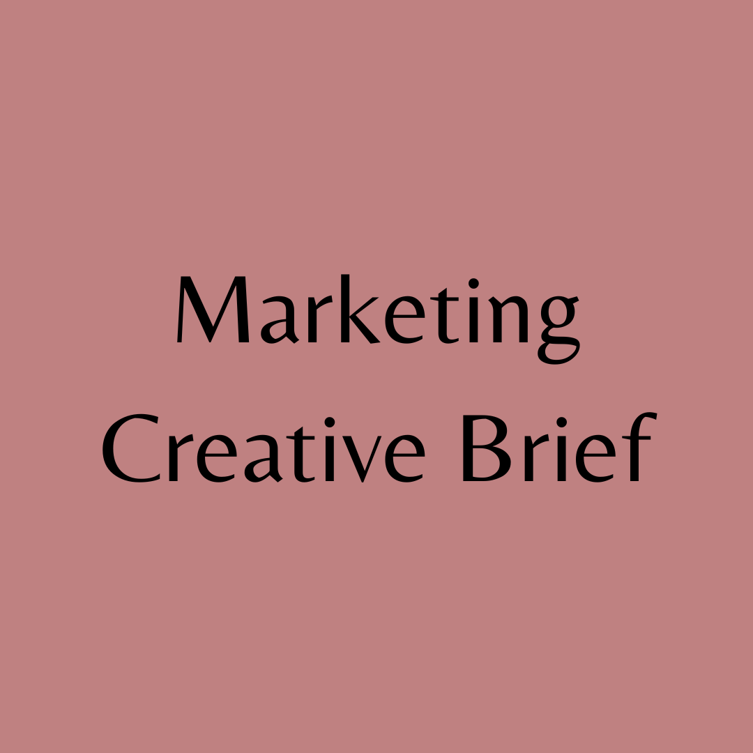 Marketing Creative Brief