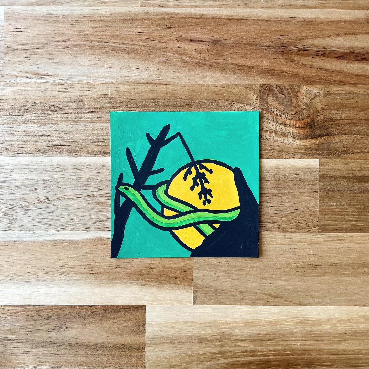 (86/100) Album &ldquo;Ganging Up On The Sun&rdquo; by @guster🔥 Painted with acrylic on 4&rdquo; x 4&rdquo; paper for my #100albumswithlaura project 🌈

Fave song &ldquo;Satellite&rdquo; brings back good memories 🥰

Scroll to see the original 🤍 Com