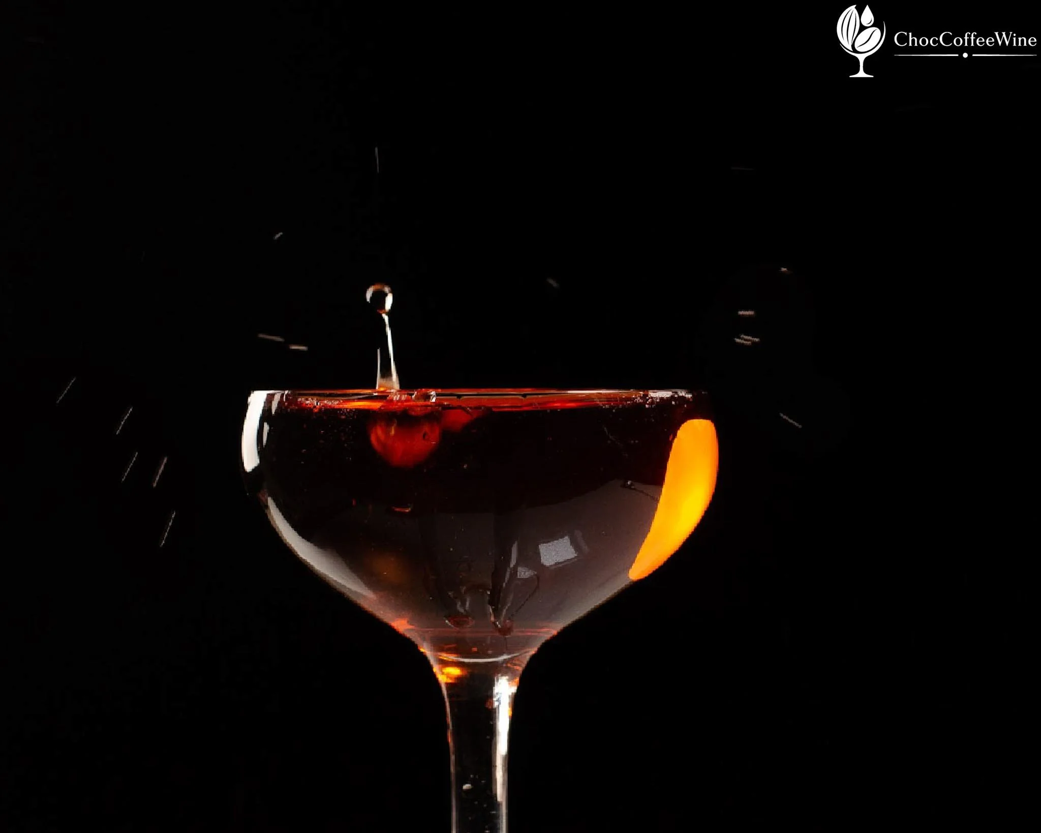 The Splashing Biker cocktail made with Amaro Montenegro, Lillet Blanc, Campari and Mediterranean tonic water