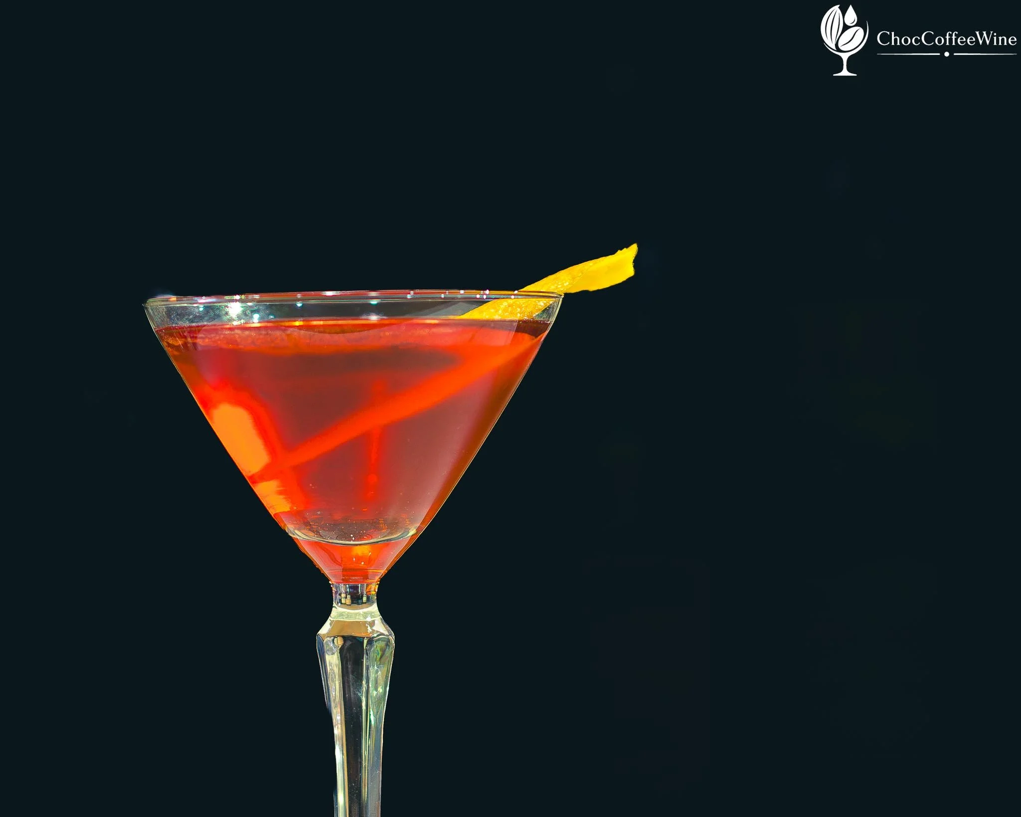 Eeyore’s Requiem riff made with Campari, gin, Lillet Blanc, Cynar 70, Fernet-Branca and orange bitters
