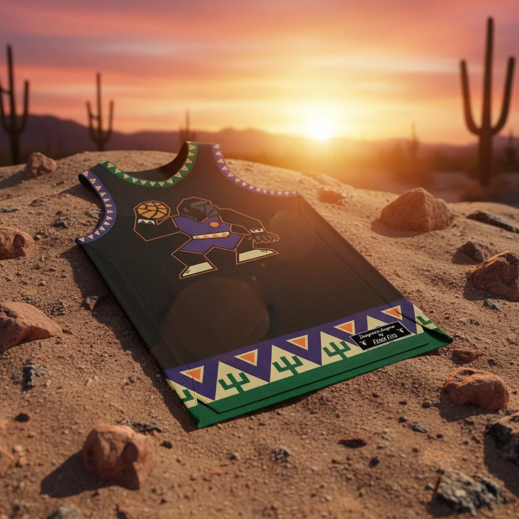 Yotes-Rilla black jersey by Fenix Fits