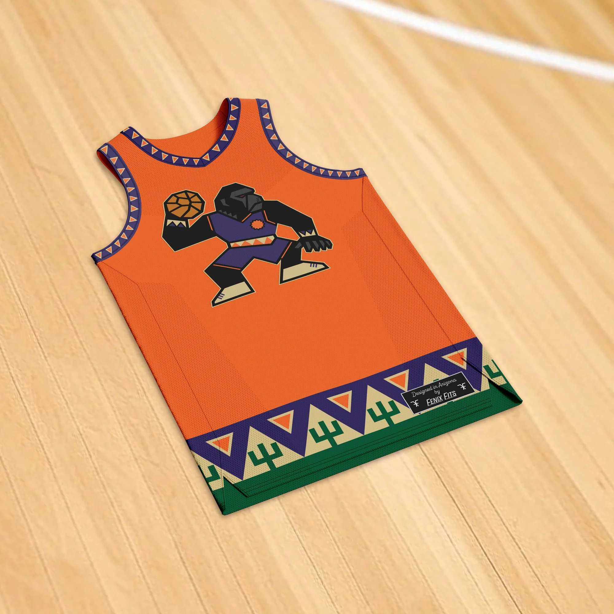 Yotes-Rilla orange jersey by Fenix Fits