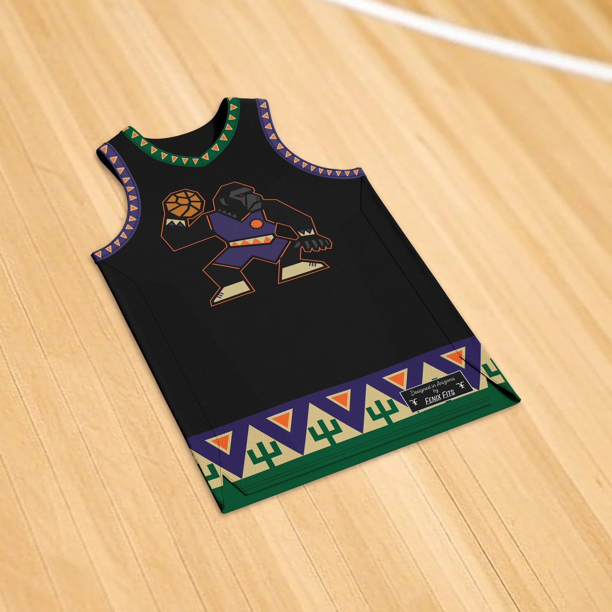 Yotes-Rilla black jersey by Fenix Fits