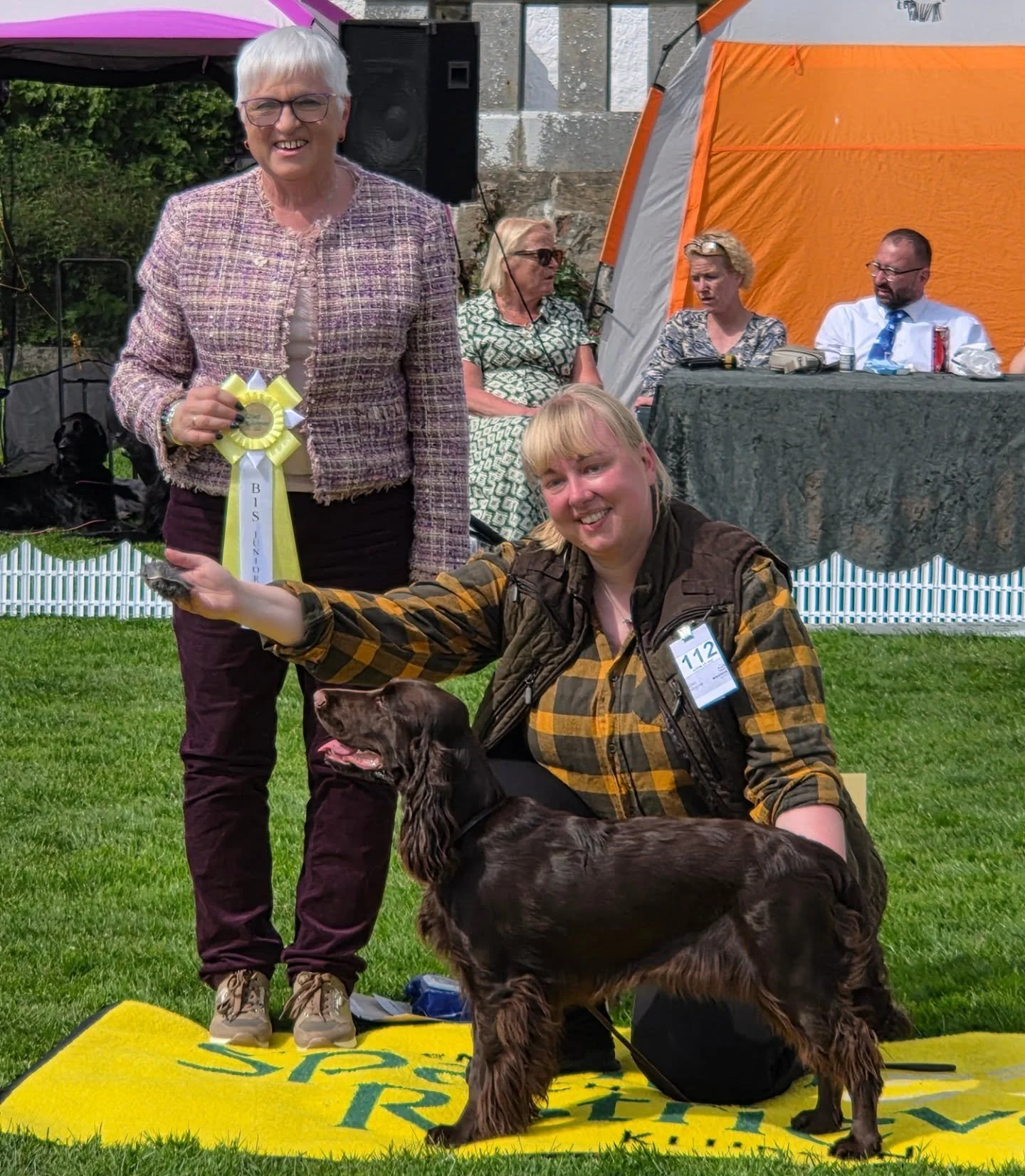 Debut in the show ring for young Havana at Svenska Spaniel &amp; Retriever Klubbens yearly Clubshow. Only 9 months old she charmed the judge and took home BOB junior, BOB and to finish it all off Best in Show Junior 3! 

The biggest win today was a h