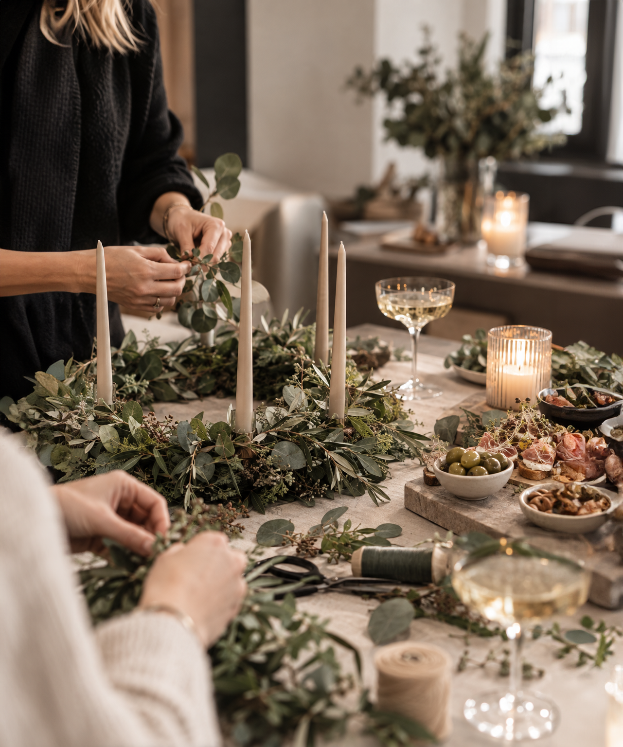 Adventskranzen &amp;                 Apéro Riche                            