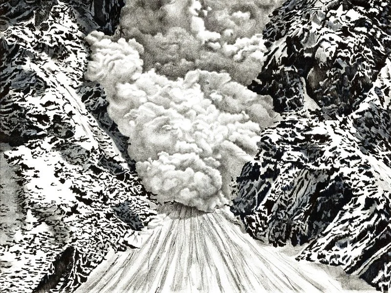 EMOTIONAL AVALANCHE, Lithograph, 11 x 15 inches