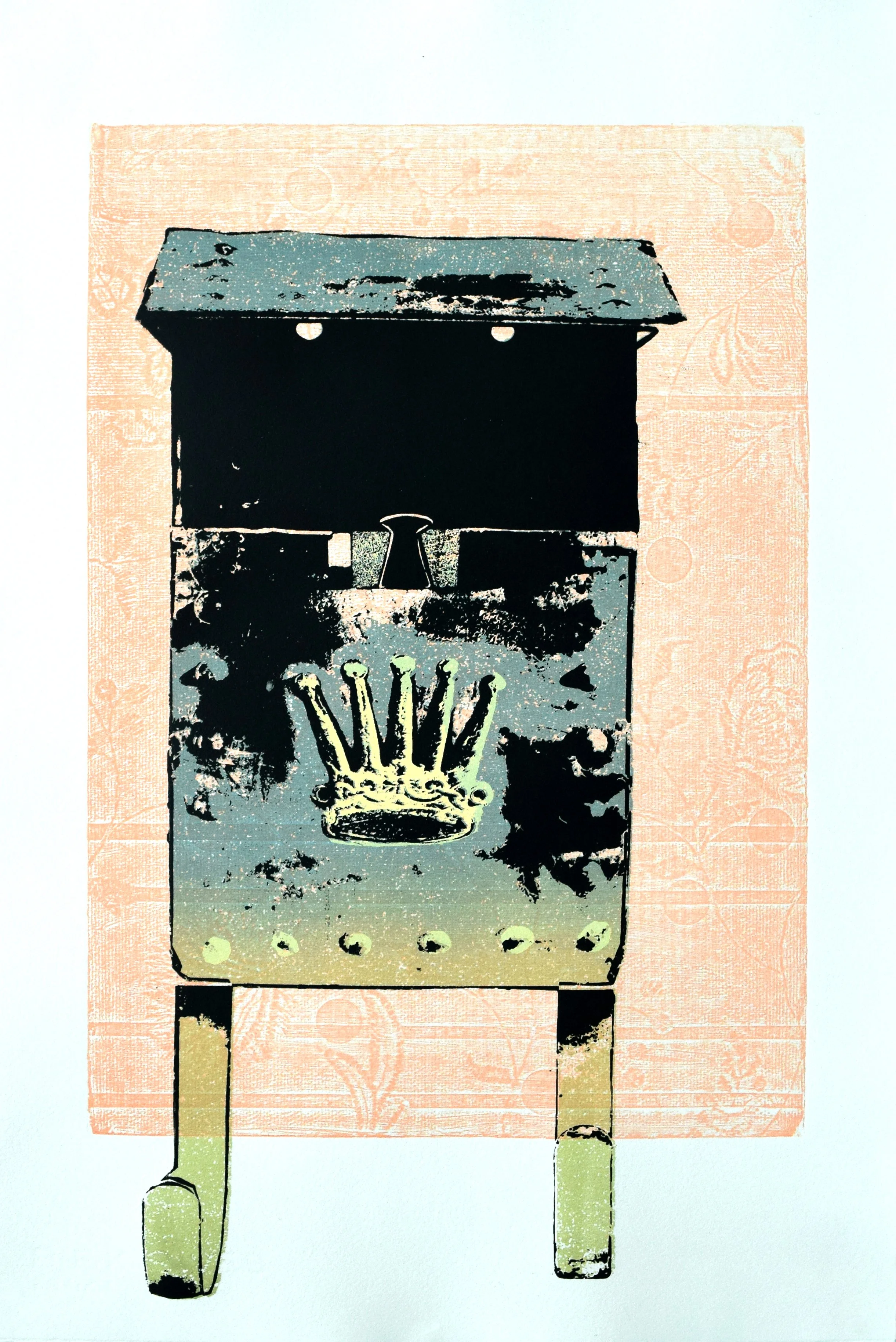 ENTHRONED, Screen Print, 24 x 17 inches