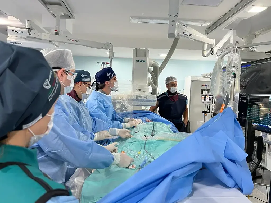 Hospital Mãe de Deus realiza a primeira crioablação de fibrilação atrial