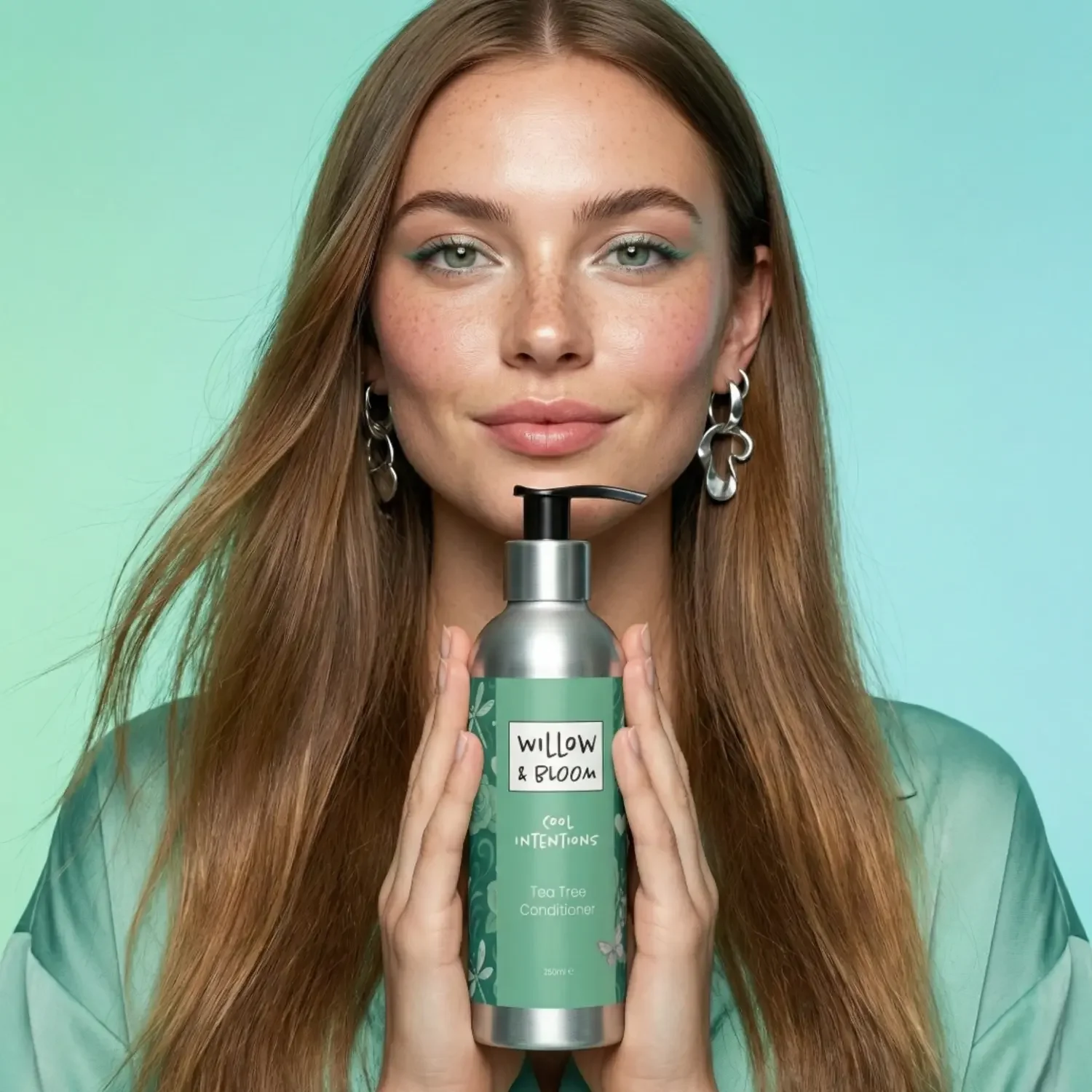 quirky-model-holding-a-tea-tree-conditioner.webp