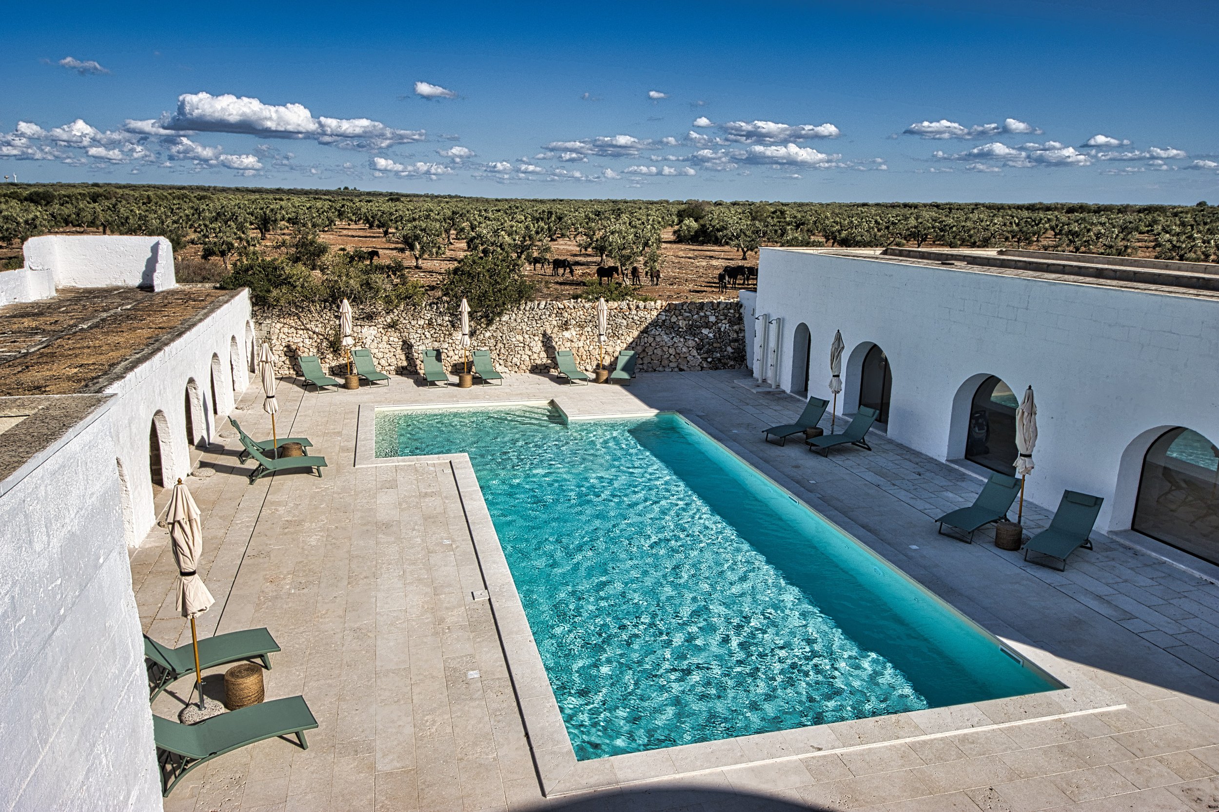 Masseria Rescio piscina