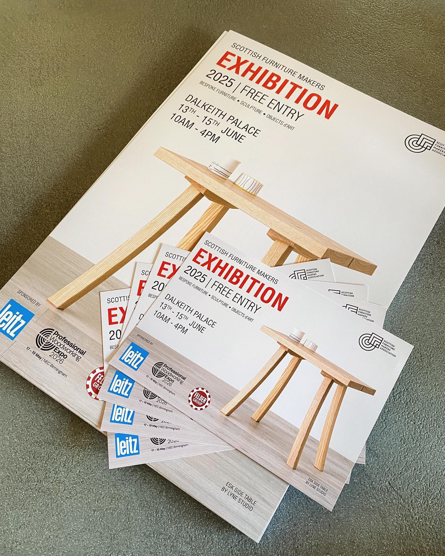 Just arrived this afternoon! Less than four weeks to go until the Scottish Furniture Makers Annual Exhibition at Dalkeith Palace. 

Dalkeith Palace
Friday 13 to Sunday 15 June
10am - 4pm daily. 

#furnituremaking #furnitureexhibition #furnituredesign